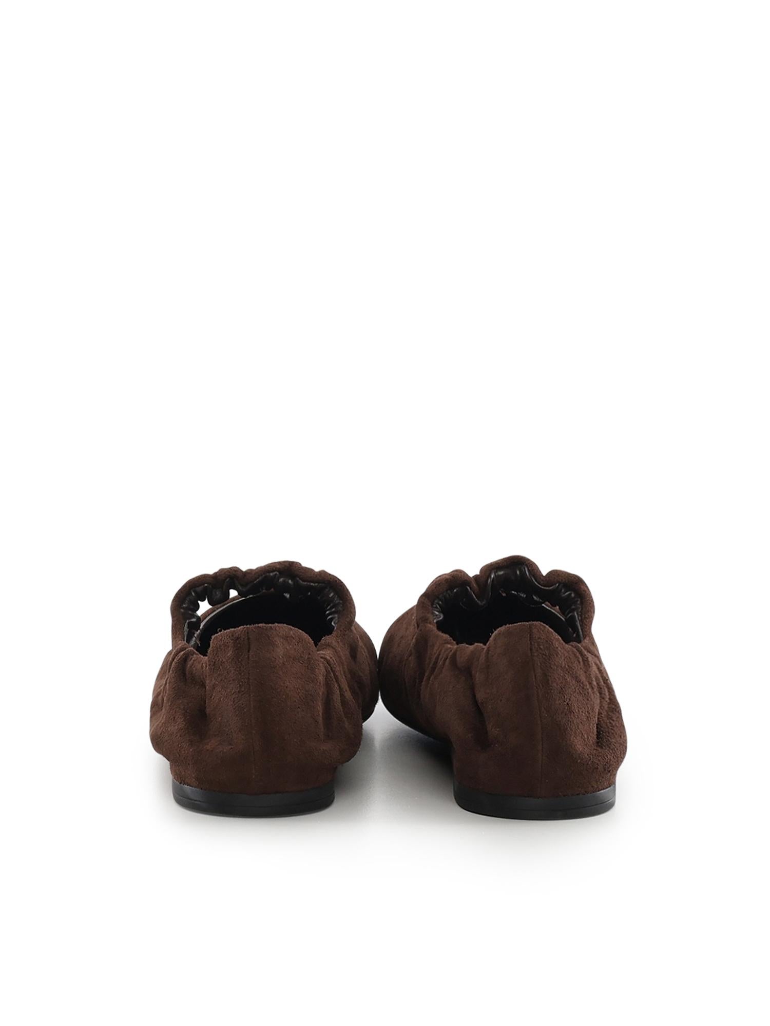 Оригінальна Ballerine Ruches In Camoscio Miu miu – детальний вид