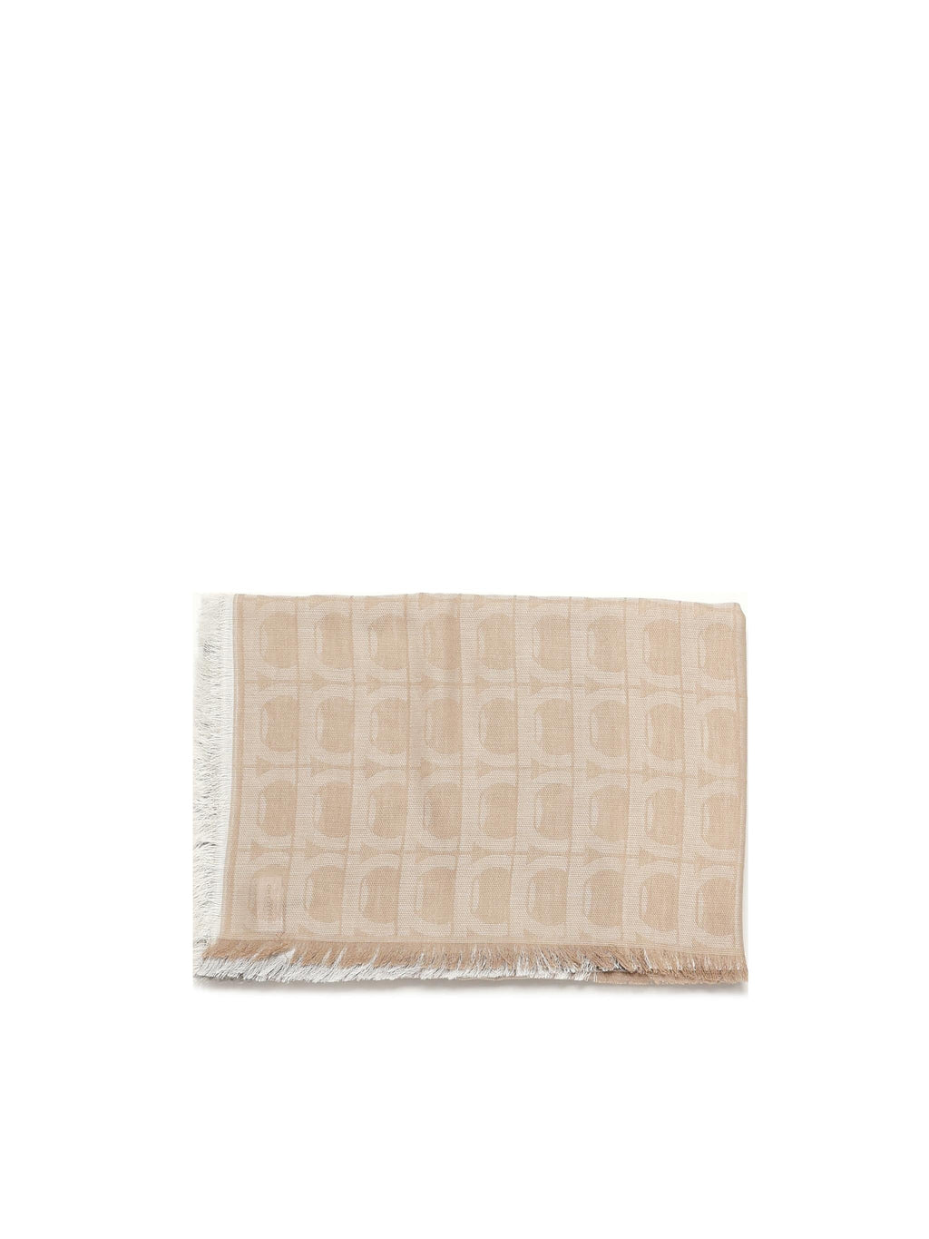 Оригінальна Stola Jacquard Gancini Monogram Salvatore ferragamo – боковий вид