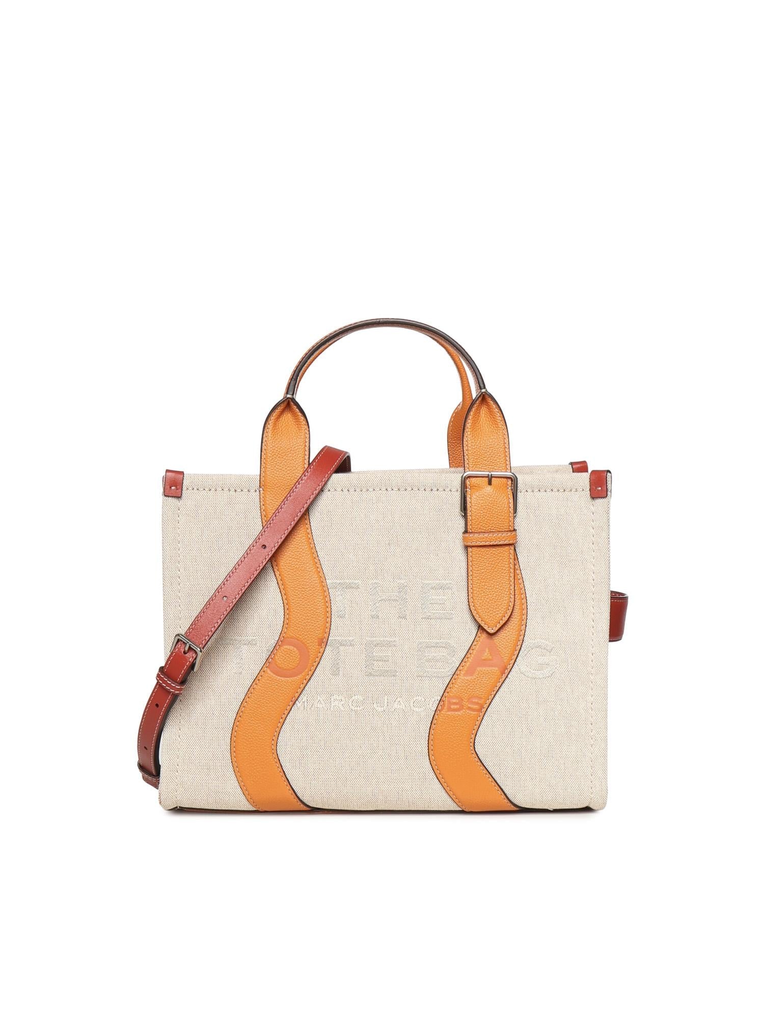 Borsa Tote The Wavy In Canvas Marc jacobs – Гарантія оригінальності – боковий вид