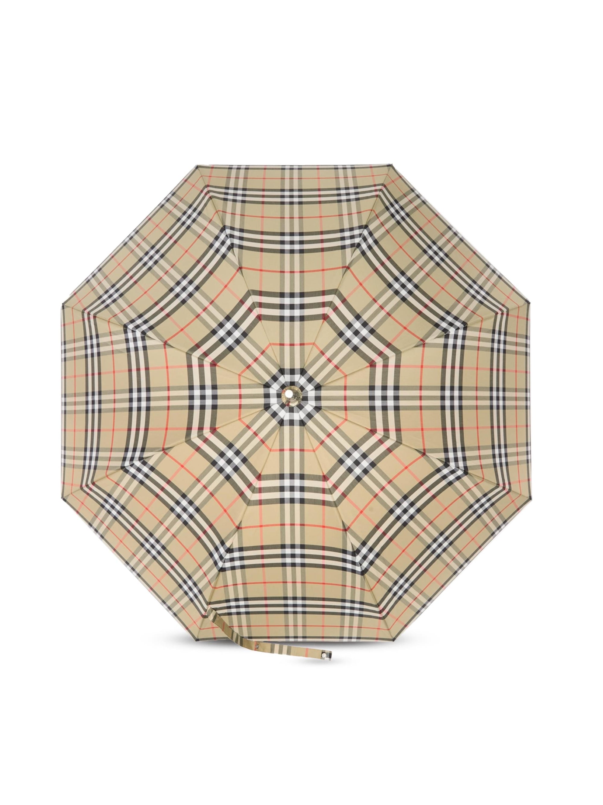 Оригінальна Walk Through Check Umbrella Burberry – вид ззаду