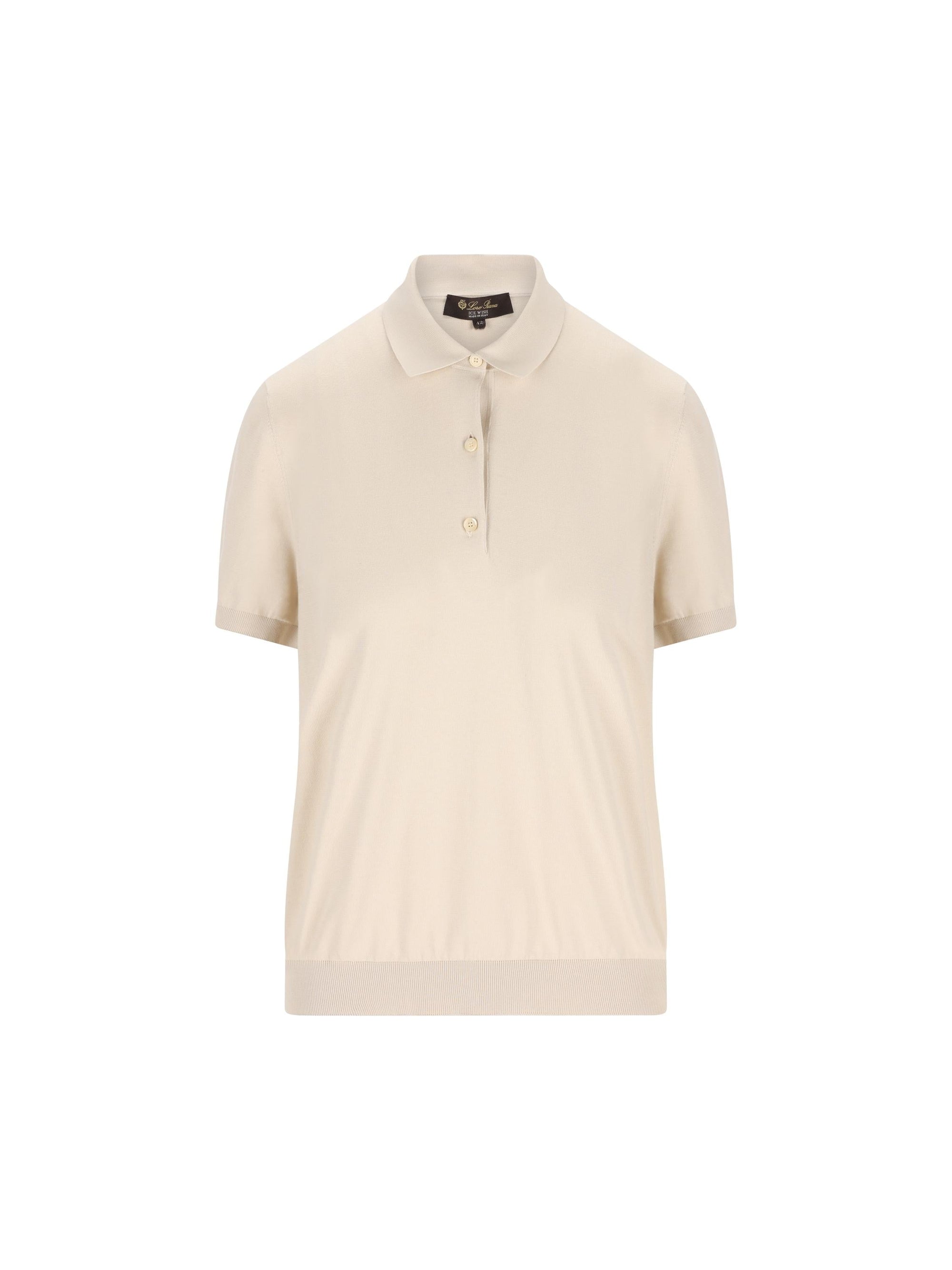 Cotton Polo Loro piana – Гарантія оригінальності – боковий вид