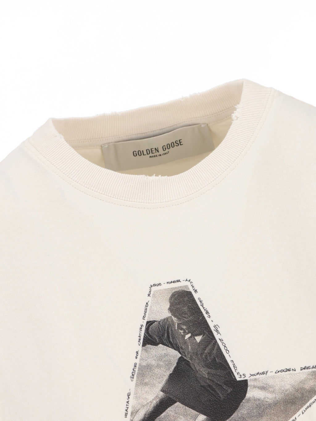 Оригінальна Cotton T Shirt Golden goose – детальний вид