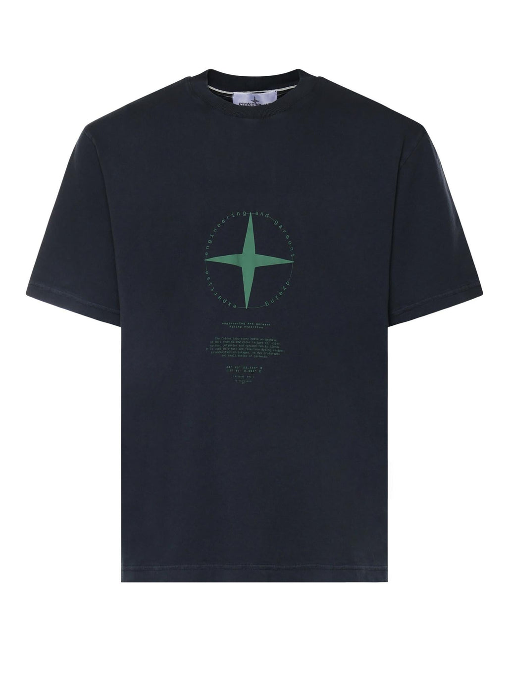 T-Shirt Con Stampa Light Compass Stone island оригінал – Купити в Україні – боковий вид