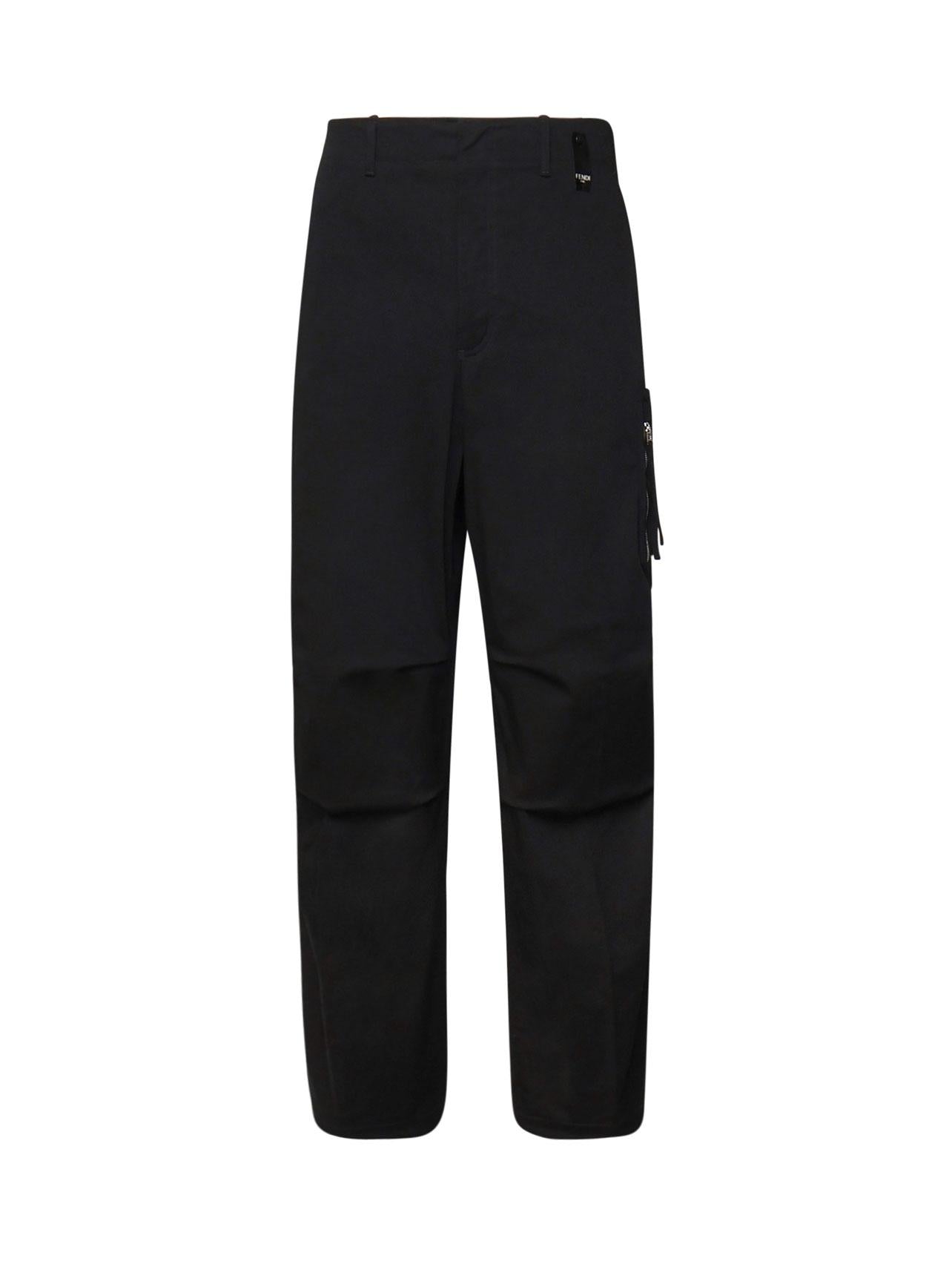 Pantaloni Cargo Con Fondo Elastico Fendi оригінал – Купити в Україні – боковий вид