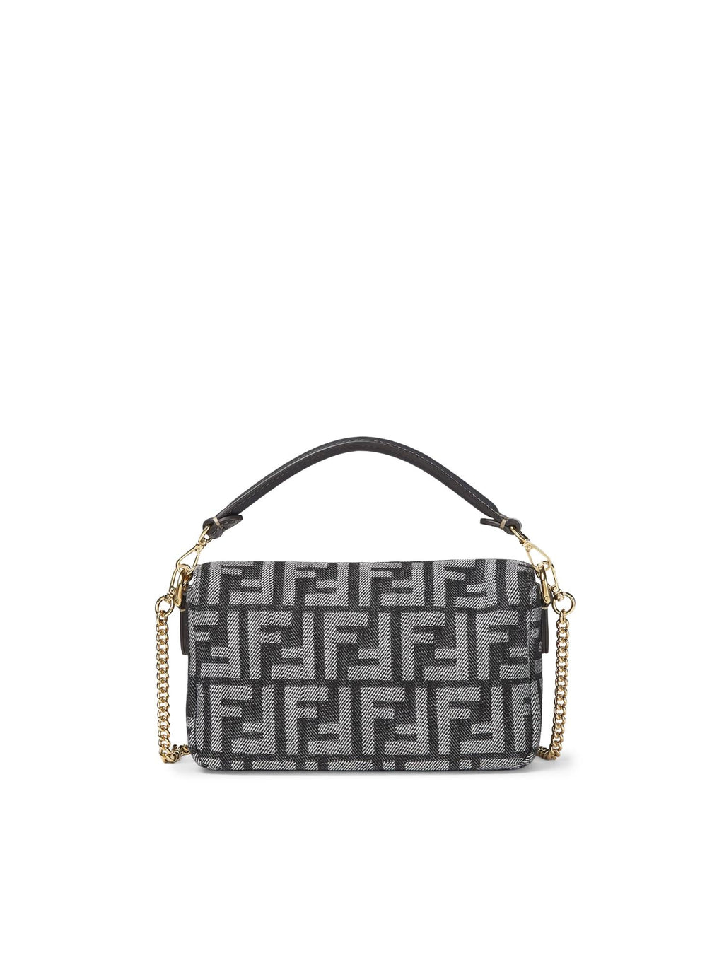 Borsa Baguette® Mini In Jacquard Ff Effetto Denim Fendi оригінал – Купити в Україні – детальний вид