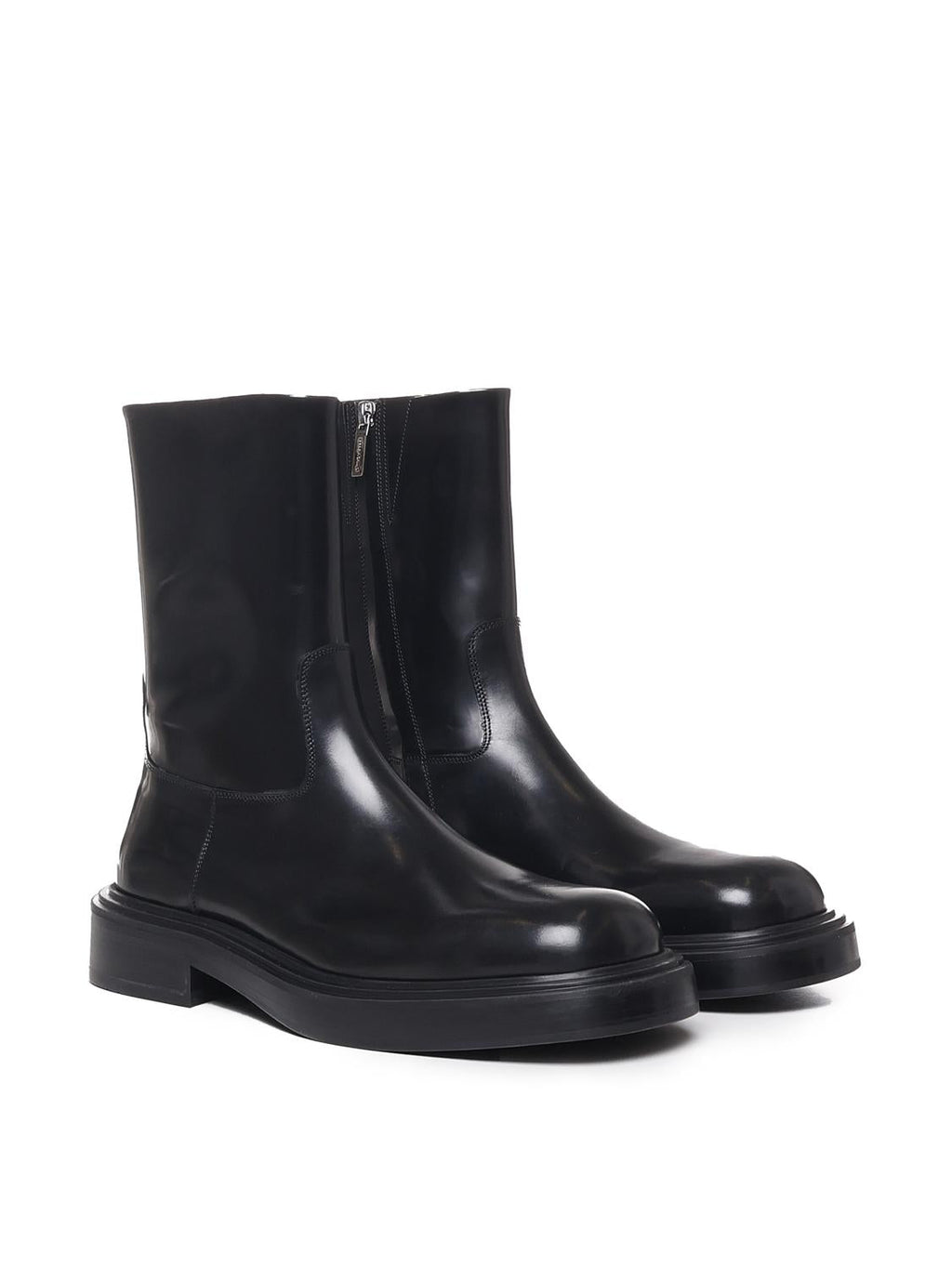 Оригінальна Stivali In Pelle DI Vitello Salvatore ferragamo – вид ззаду