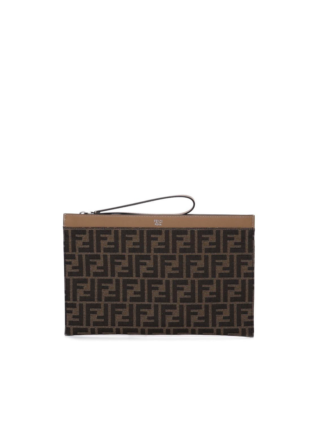 Оригінальна Pouch Piatta Medium Ff Jacquard Fendi – боковий вид