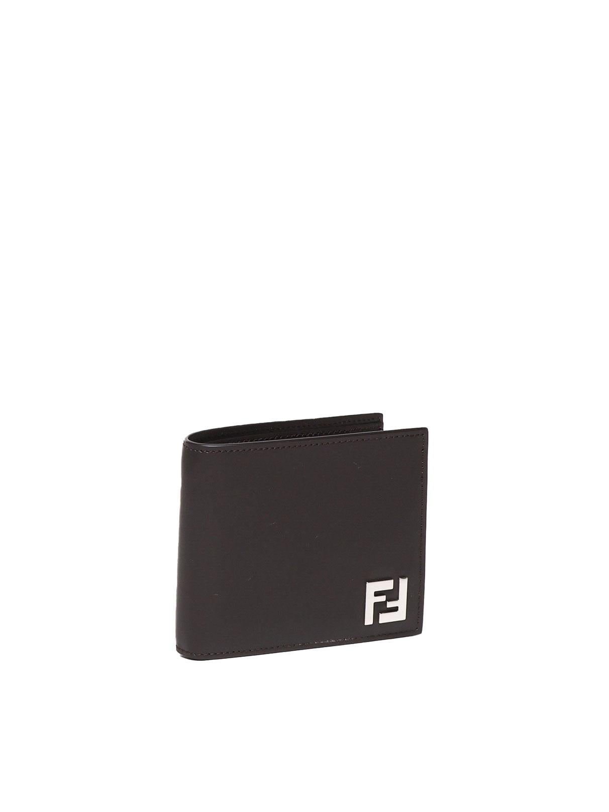 Portafogli Bi-Fold Quadrato Ff Fendi оригінал – Купити в Україні – вид ззаду