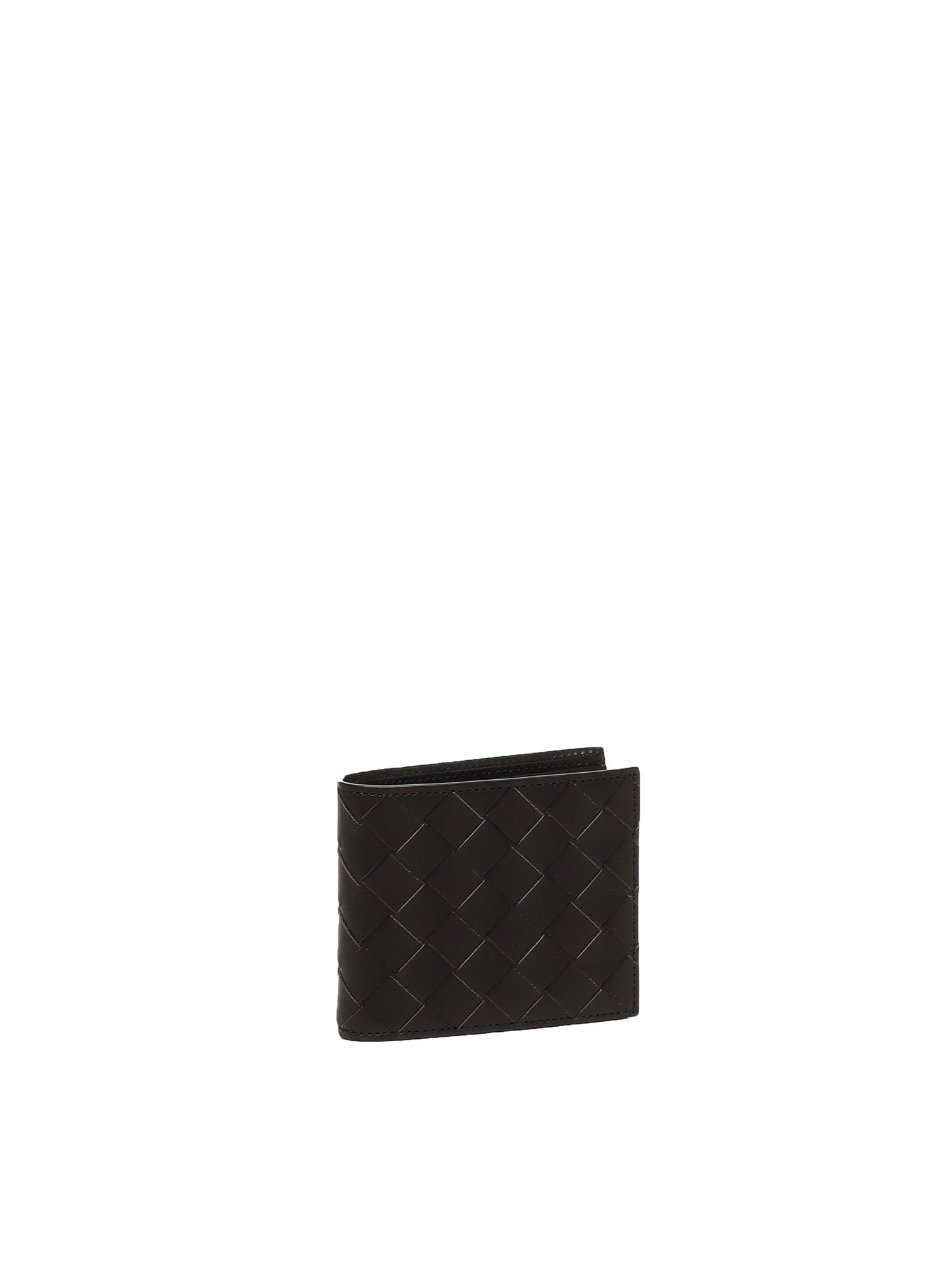 Оригінальна Portafoglio Bi-Fold Intrecciato Bottega veneta – вид ззаду