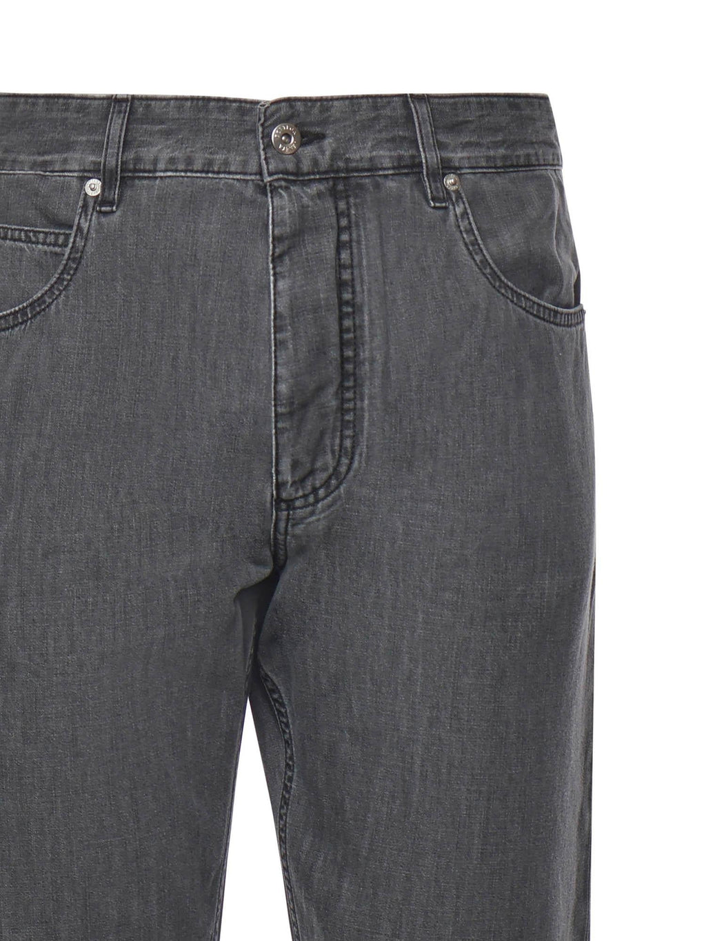 Оригінальна Jeans A Gamba Dritta In Denim Bottega veneta – вид ззаду