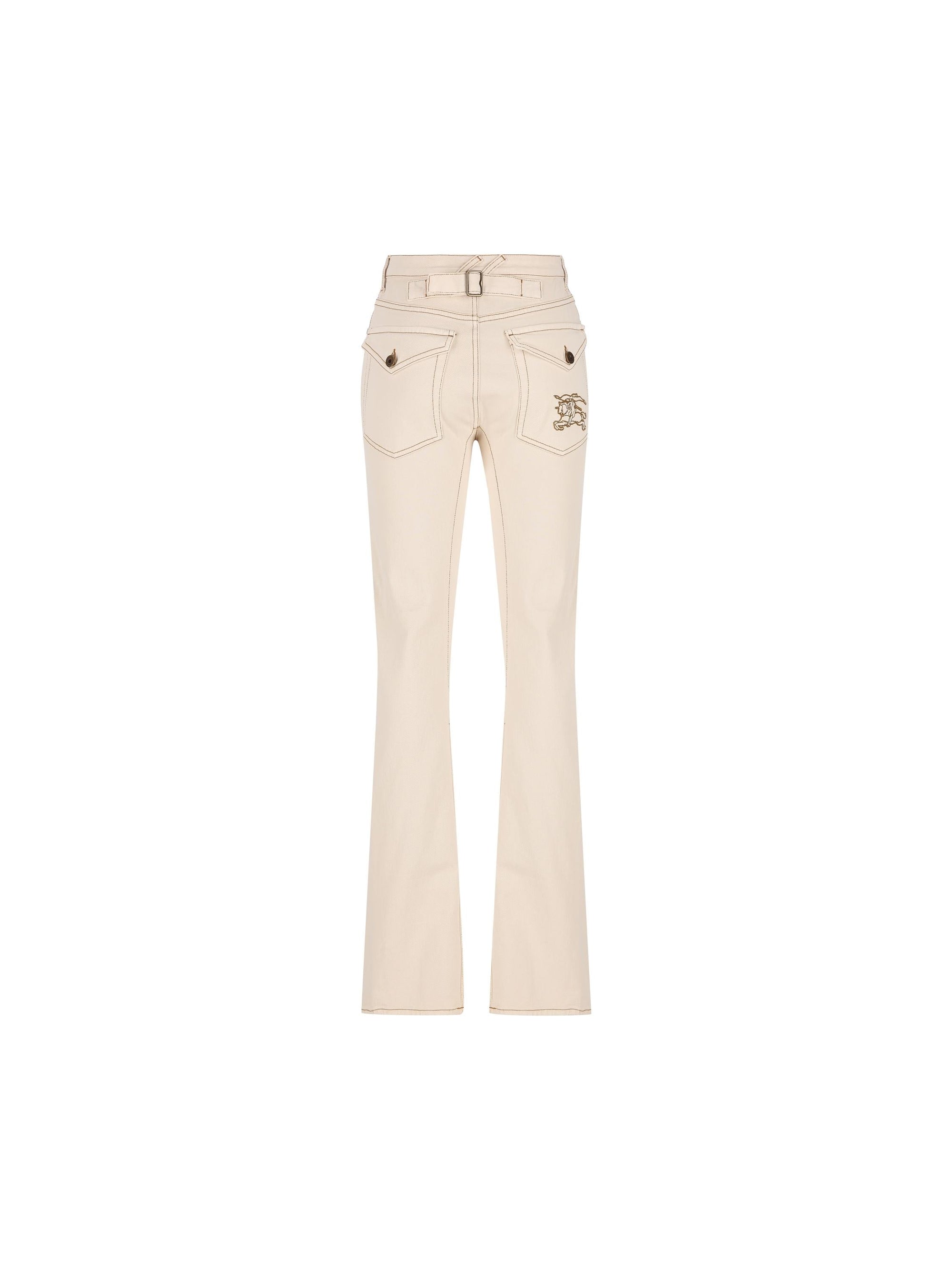 Jeans Bootcut A Vita Alta Burberry – Гарантія оригінальності – вид ззаду