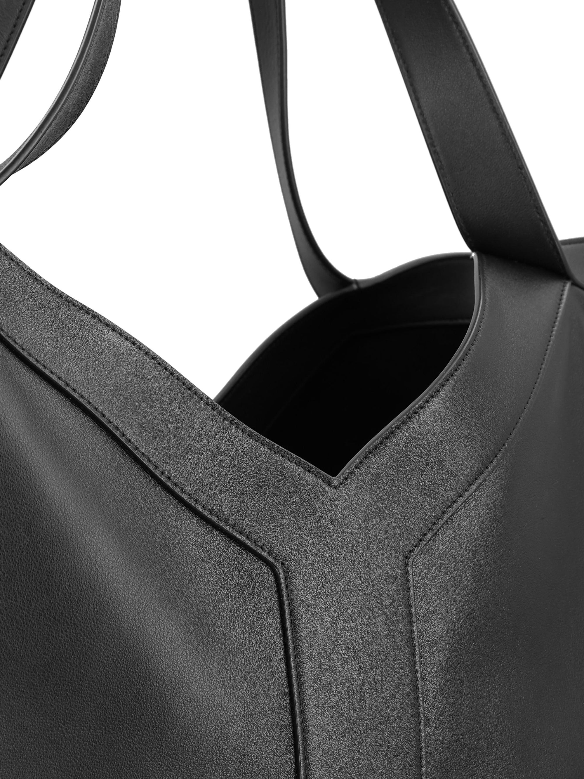 Tote Bag Y Oversize In Leather Saint laurent – Гарантія оригінальності – збільшений вид