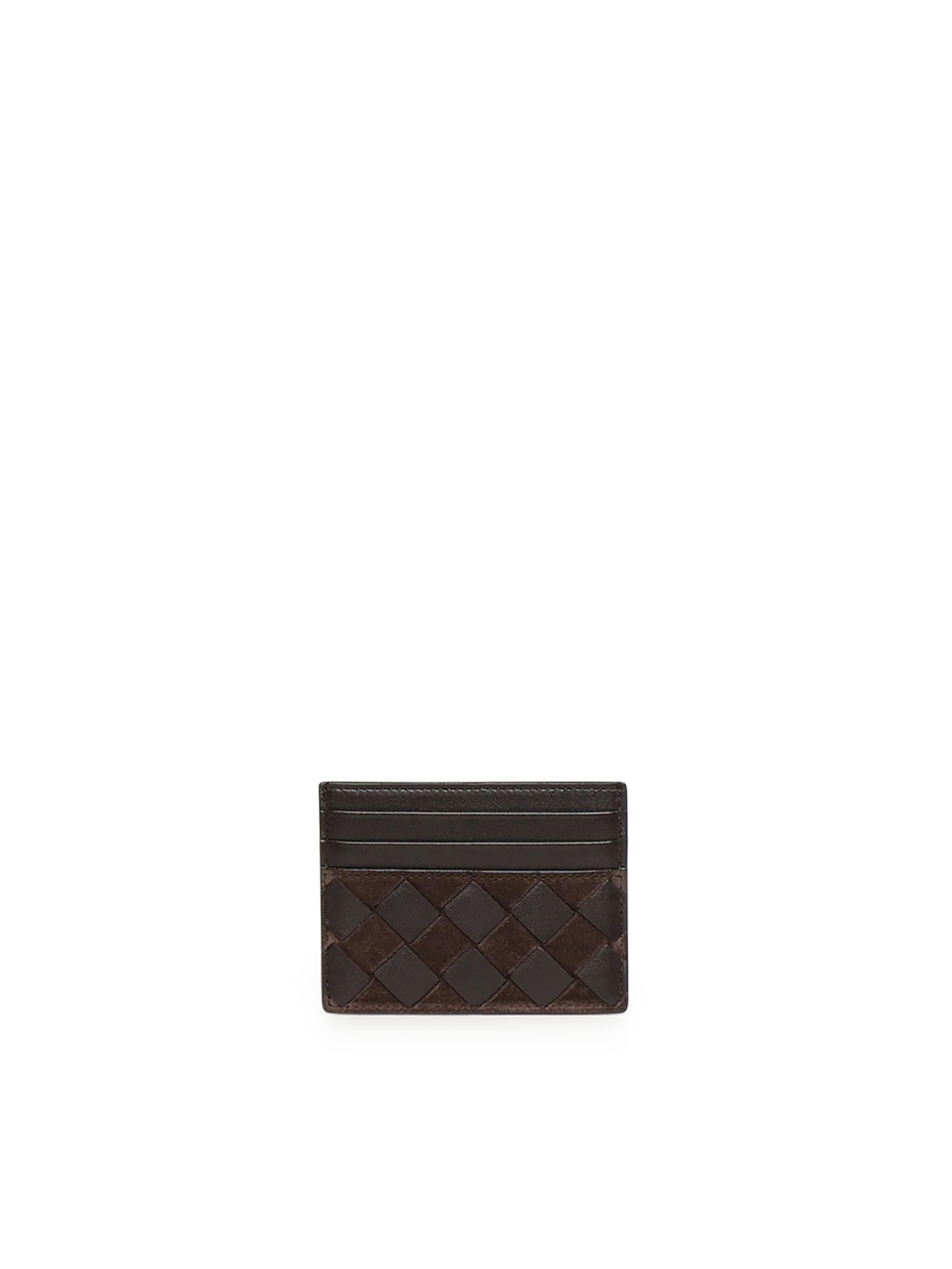 Porta Carte DI Credito Intrecciato Bottega veneta – Гарантія оригінальності – боковий вид