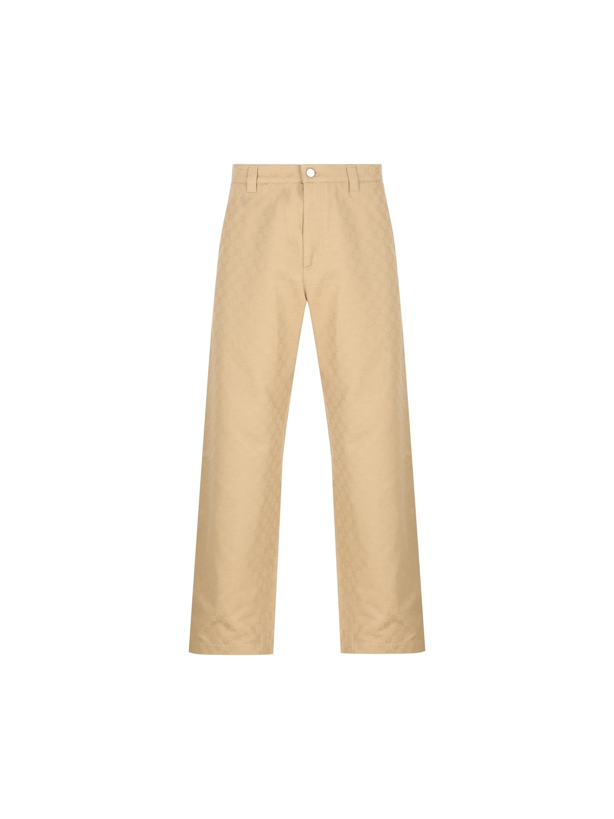 Cotton Gabardine Trousers Gucci оригінал – Купити в Україні – боковий вид