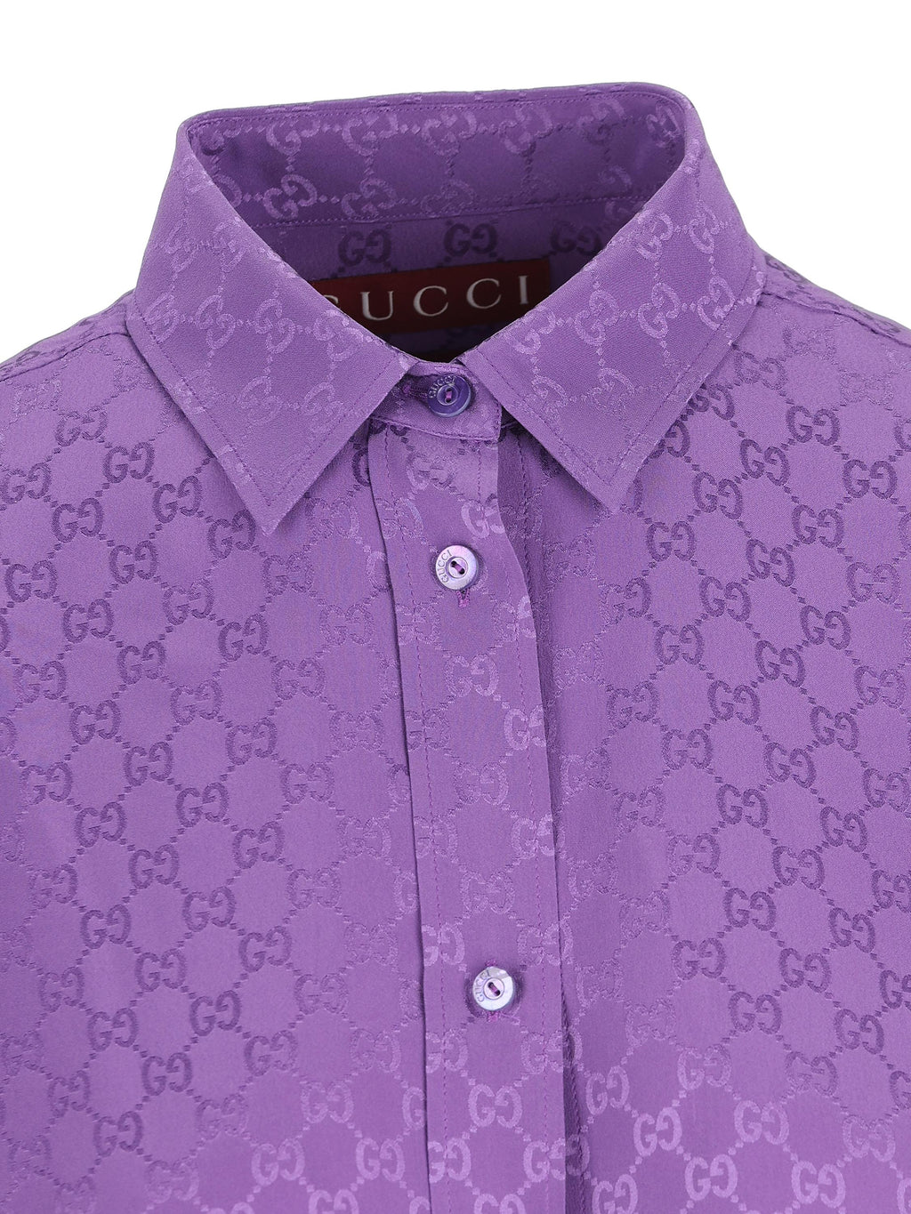 Оригінальна Camicia Oversize In Seta Gucci – детальний вид