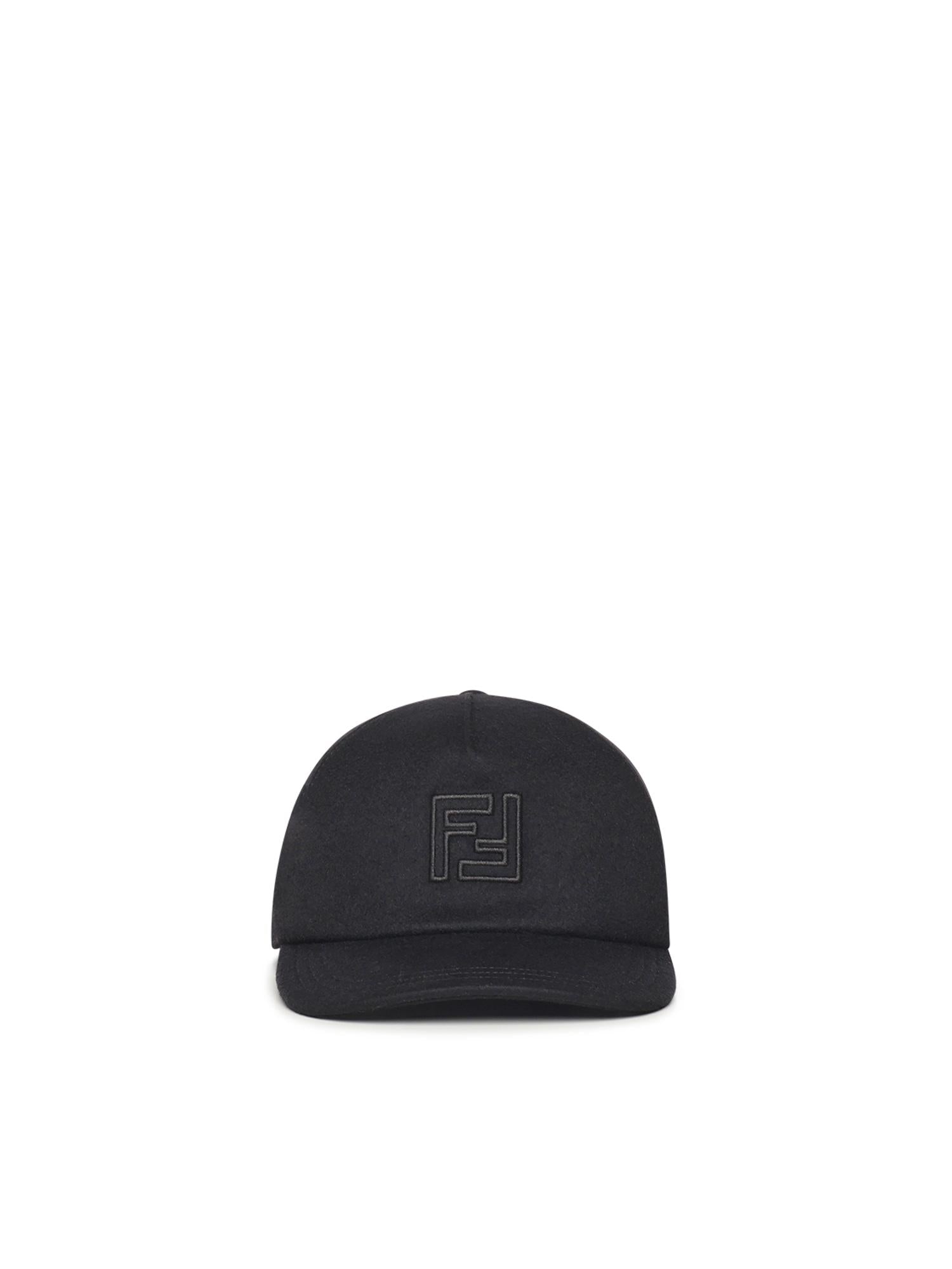 Baseball Cap In Lana E Cashmere Fendi – Гарантія оригінальності – боковий вид