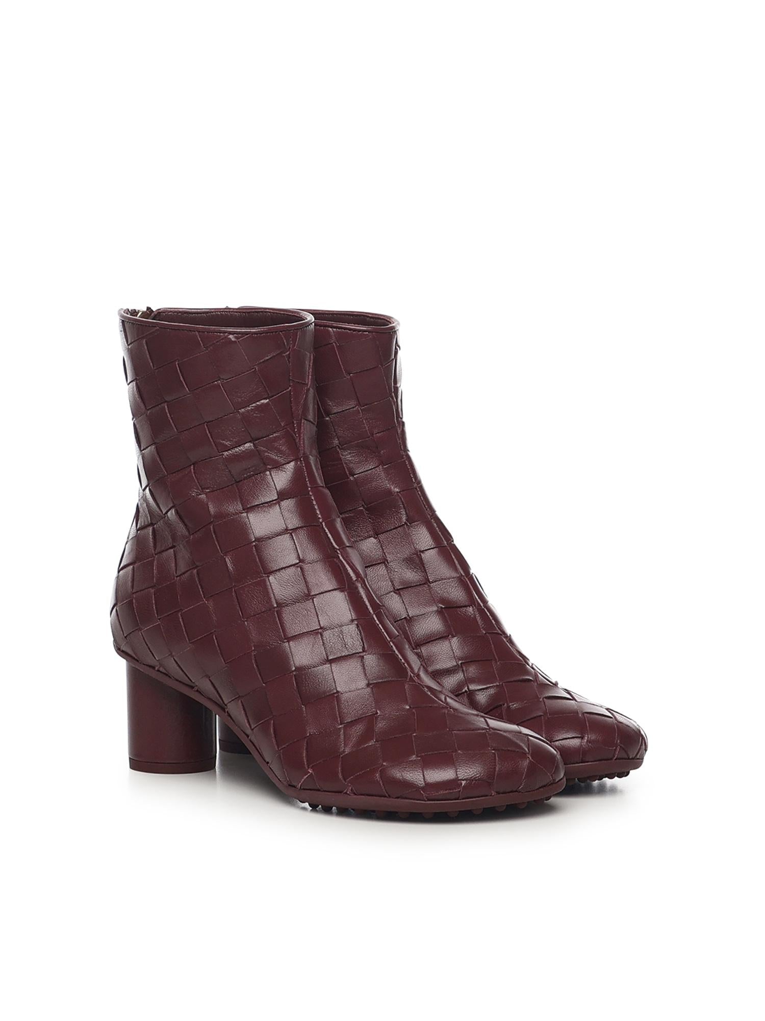 Stivaletti Atomic In Pelle Bottega veneta оригінал – Купити в Україні – вид ззаду