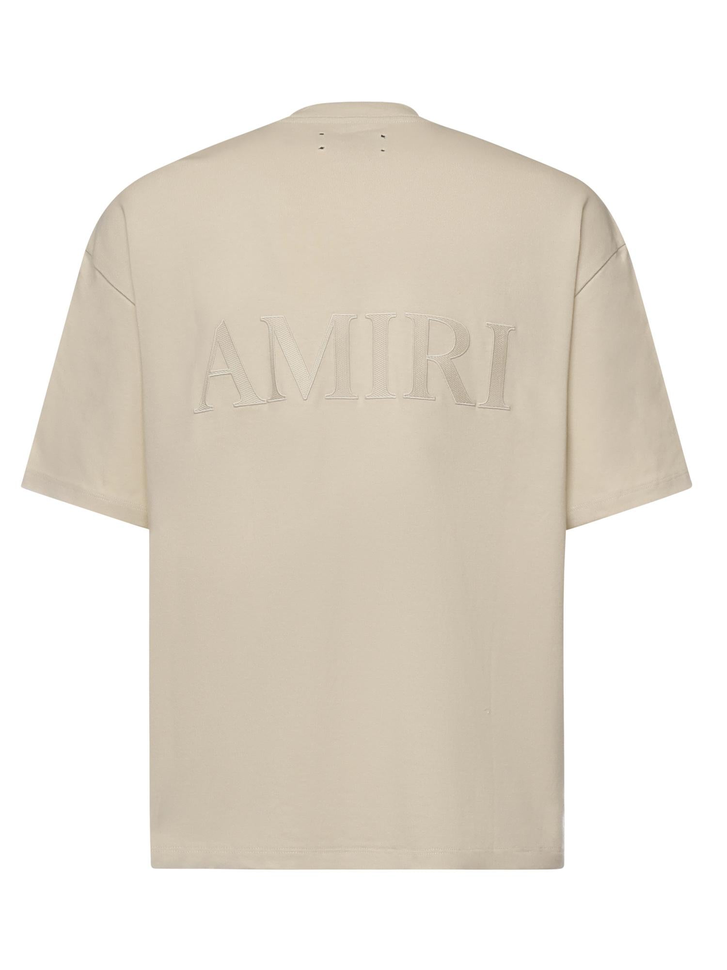 T-Shirt In Cotone Con Logo Amiri оригінал – Купити в Україні – детальний вид