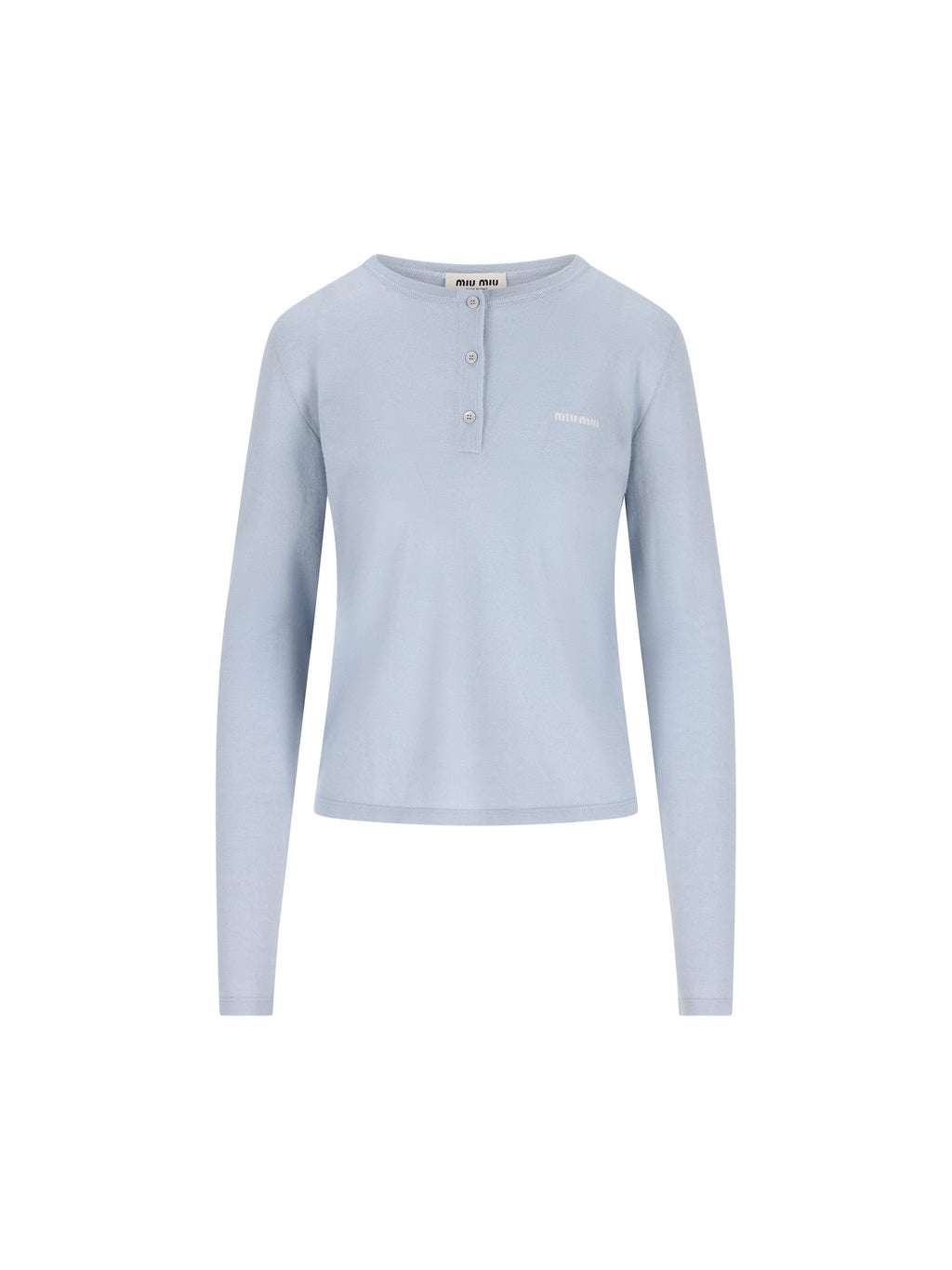 Оригінальна Cashmere Crew Neck Sweater Miu miu – боковий вид