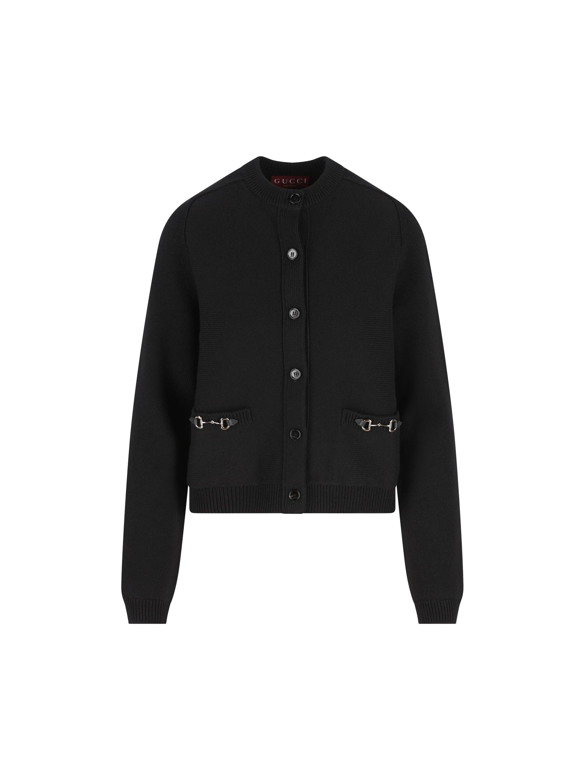 Cardigan In Lana E Cashmere Gucci – Гарантія оригінальності – боковий вид