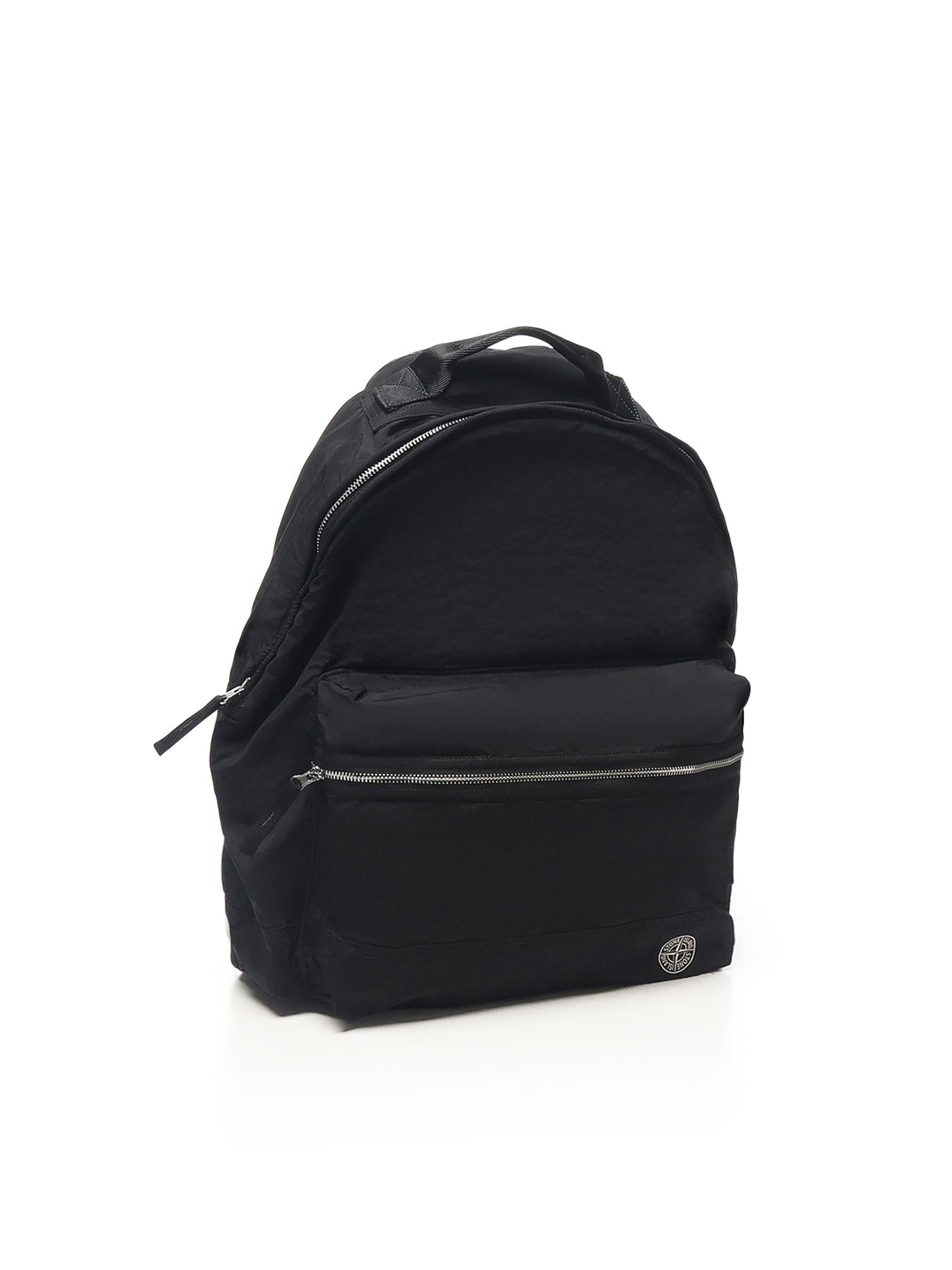 Оригінальна Zaino Con Logo In Nylon Metal Stone island – вид ззаду