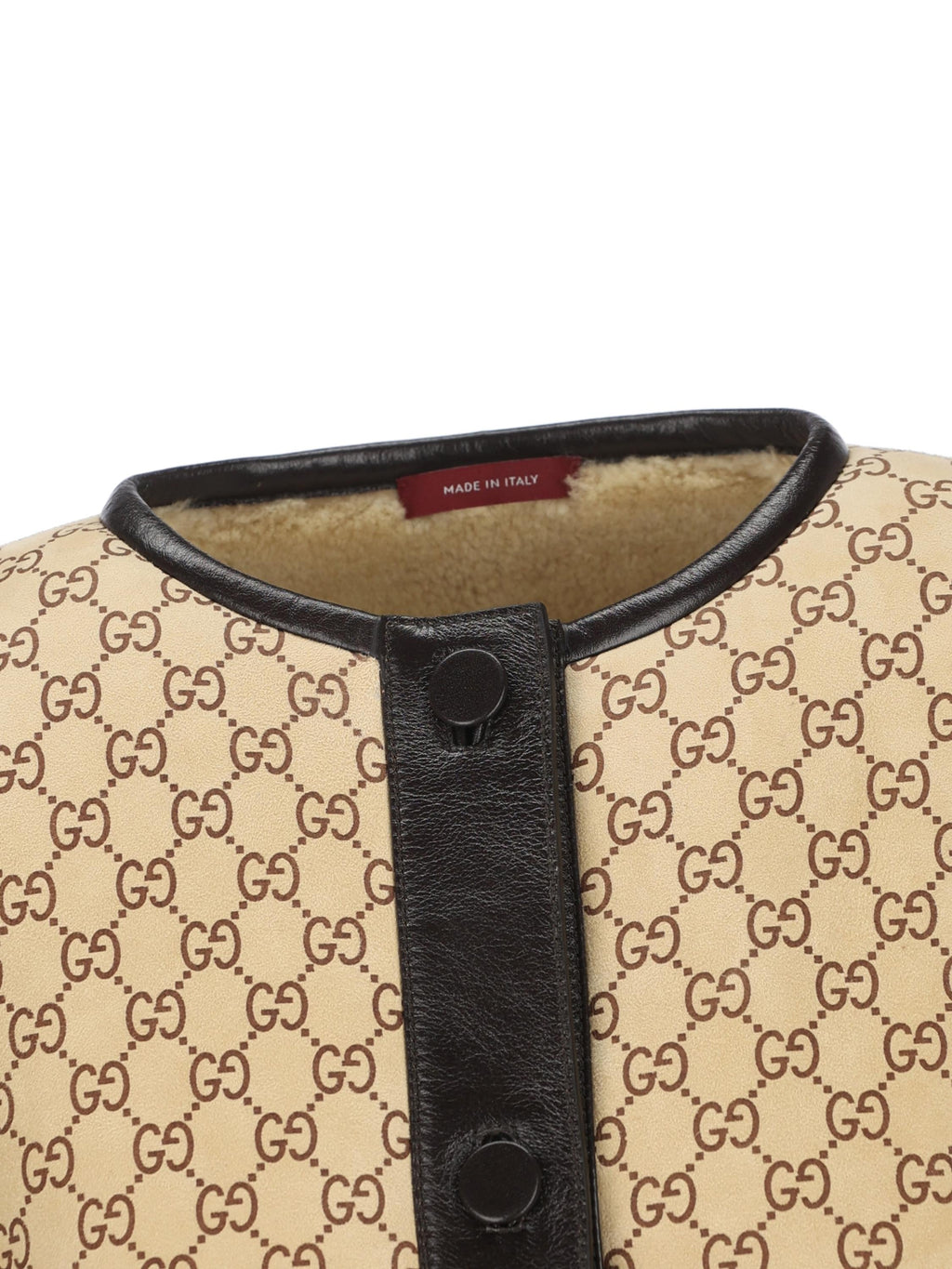 Giacca In Montone Gg Gucci – Гарантія оригінальності – детальний вид