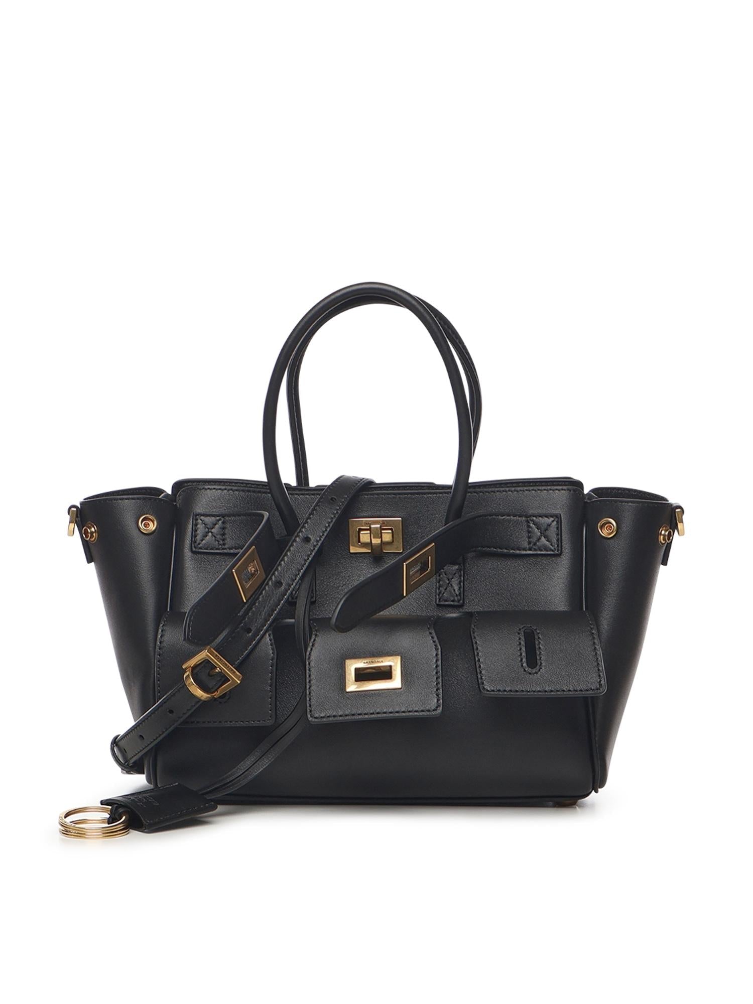 Оригінальна Borsa Carry All Bel Air Mini In Pelle Balenciaga – боковий вид