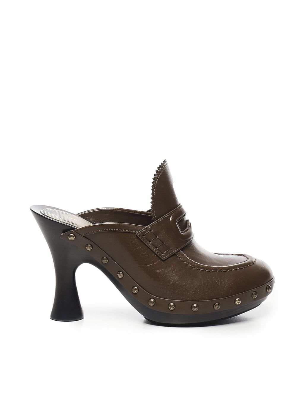 Clog Potter In Pelle Burberry – Гарантія оригінальності – боковий вид