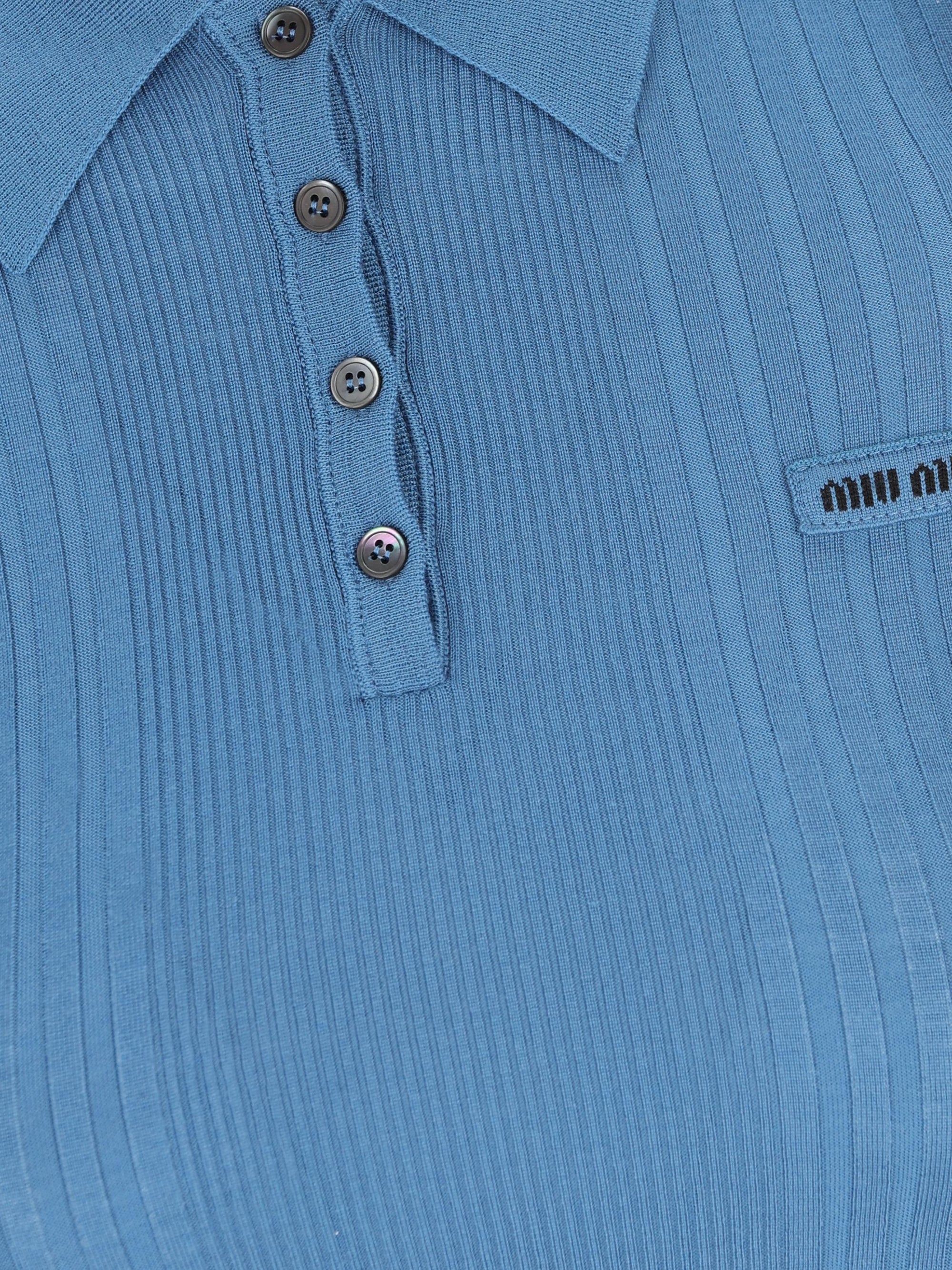 Wool Polo Miu miu – Гарантія оригінальності – детальний вид