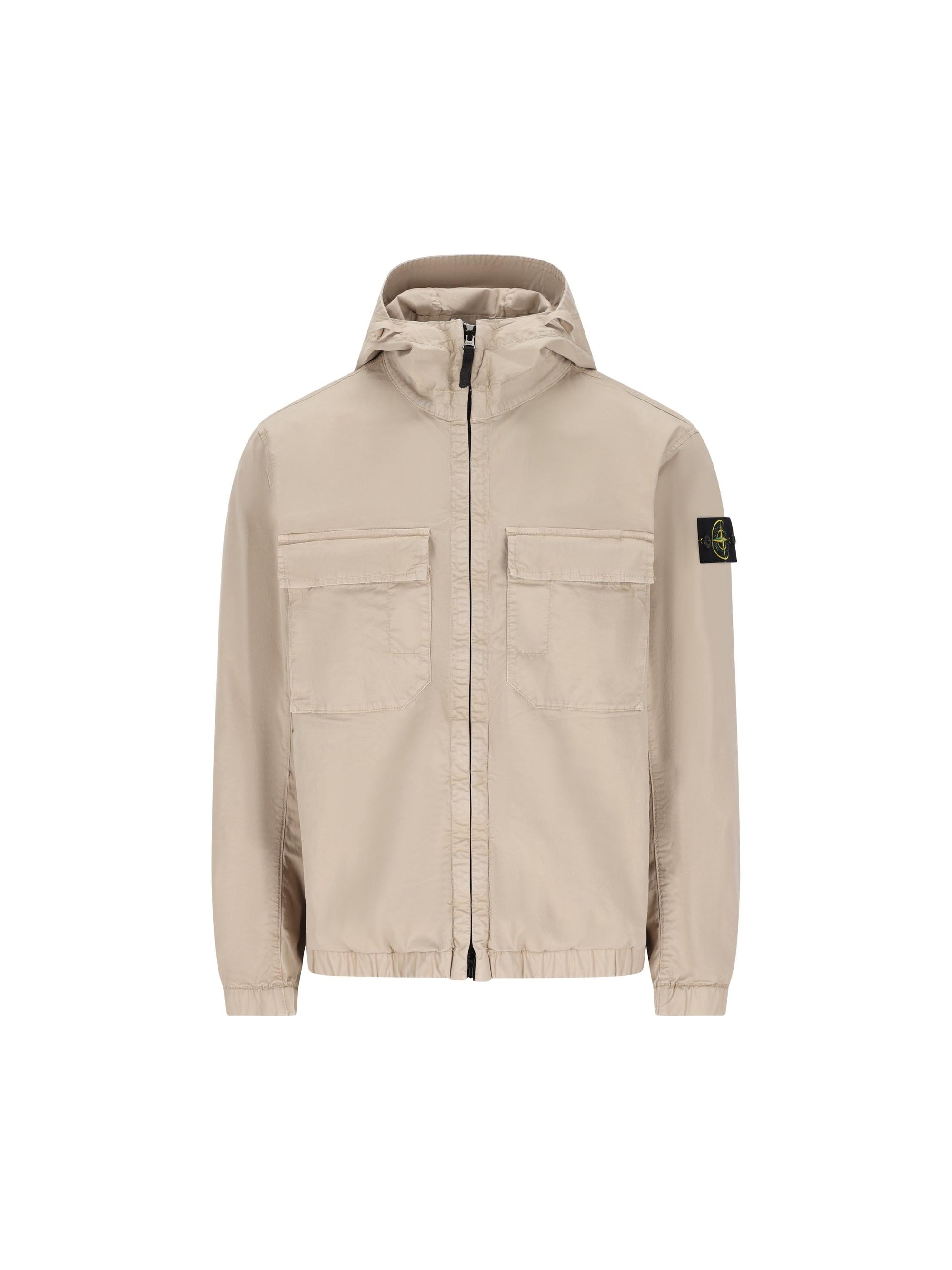 Giacca In Cotone Stone island оригінал – Купити в Україні – боковий вид