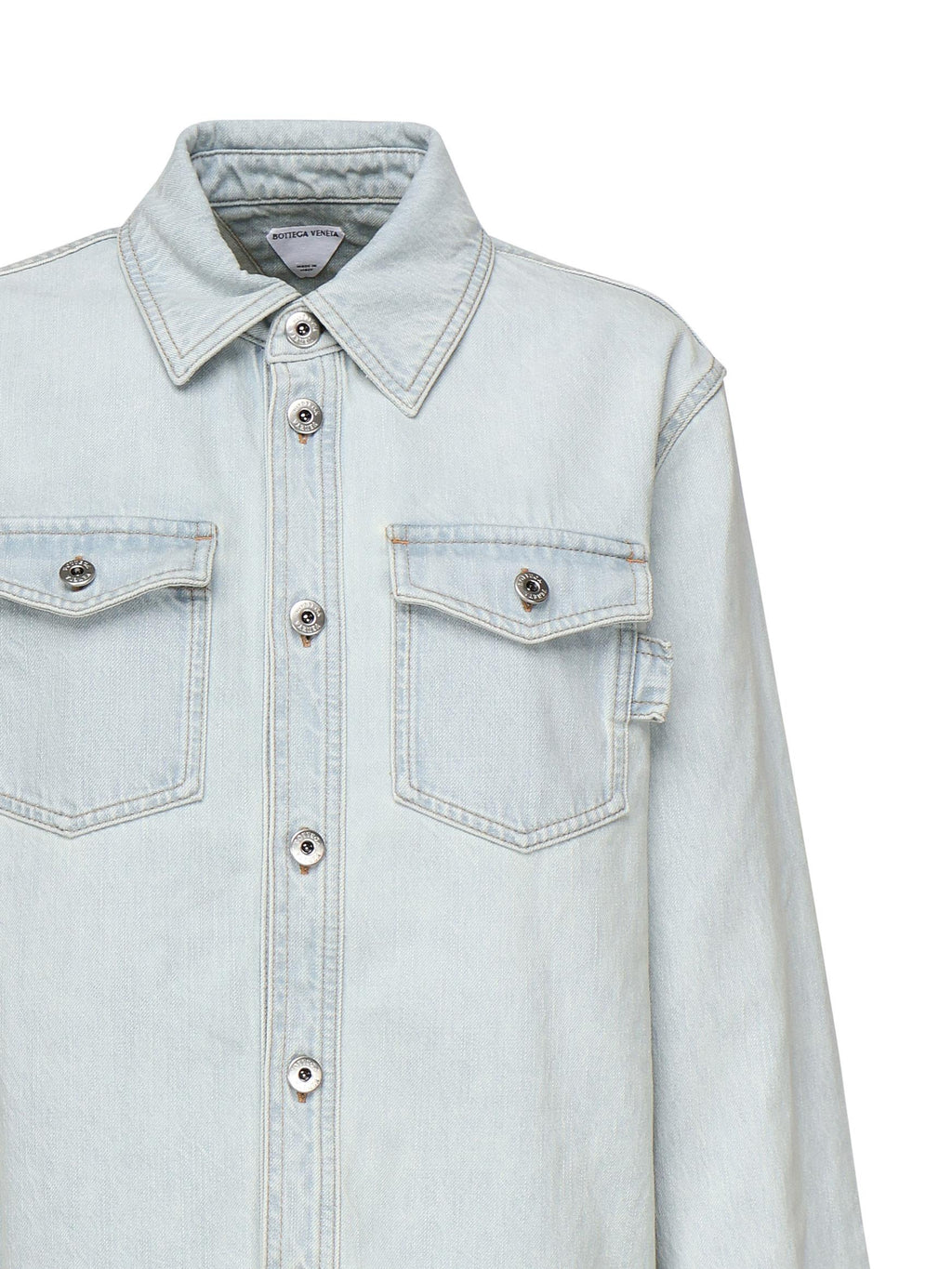 Оригінальна Camicia In Denim Extra Bleach Bottega veneta – вид ззаду