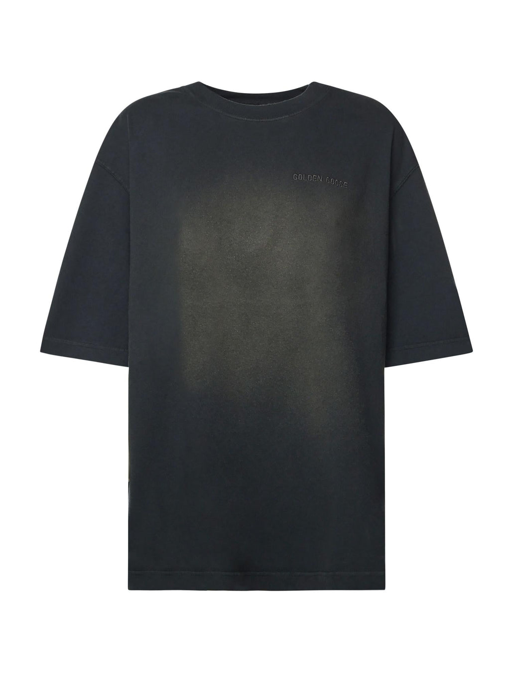 T-Shirt In Jersey DI Cotone Con Logo Golden goose – Гарантія оригінальності – боковий вид
