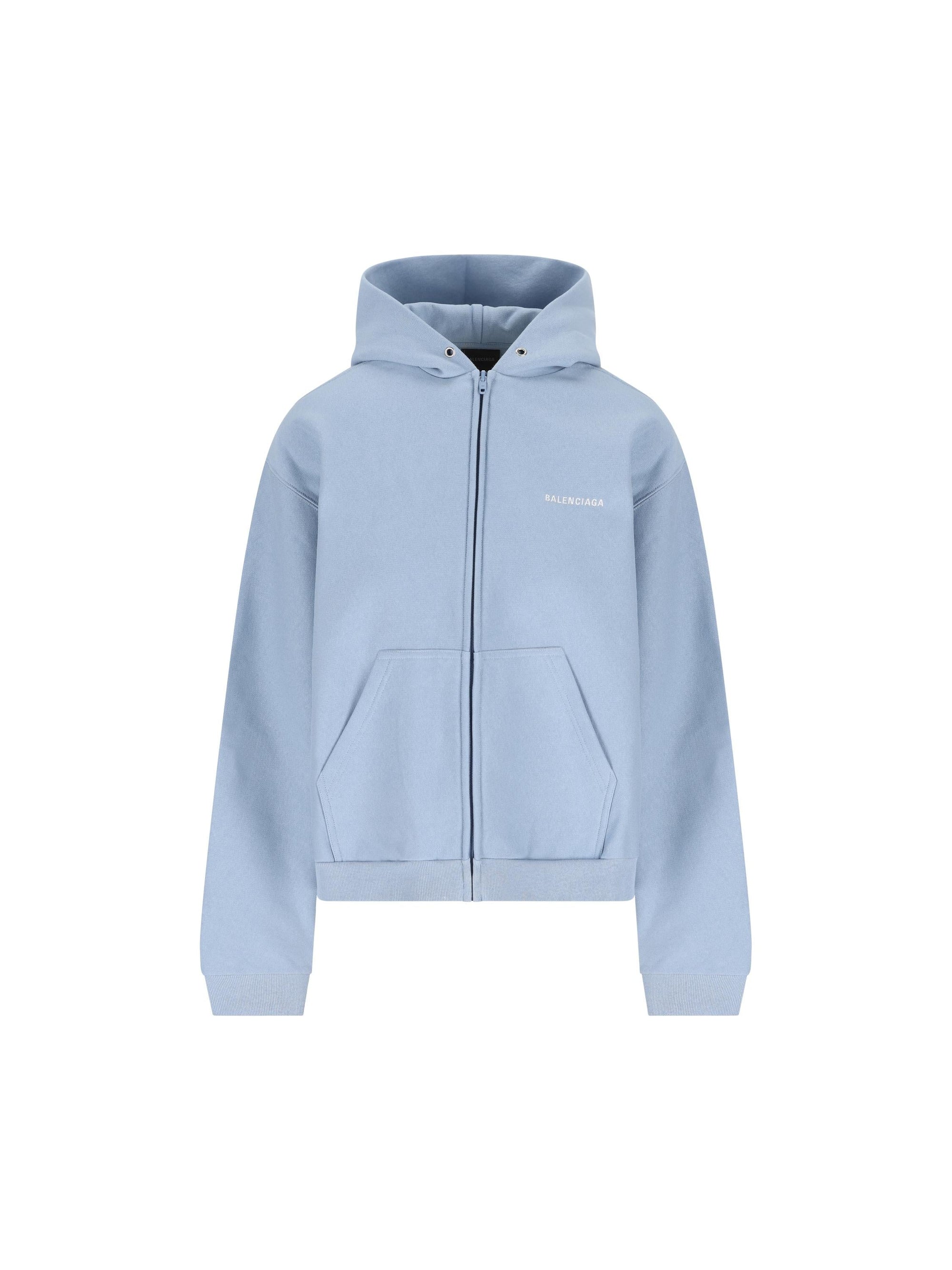 Оригінальна Hoodie Con Zip Laurel Classic Balenciaga – боковий вид - BALENCIAGA