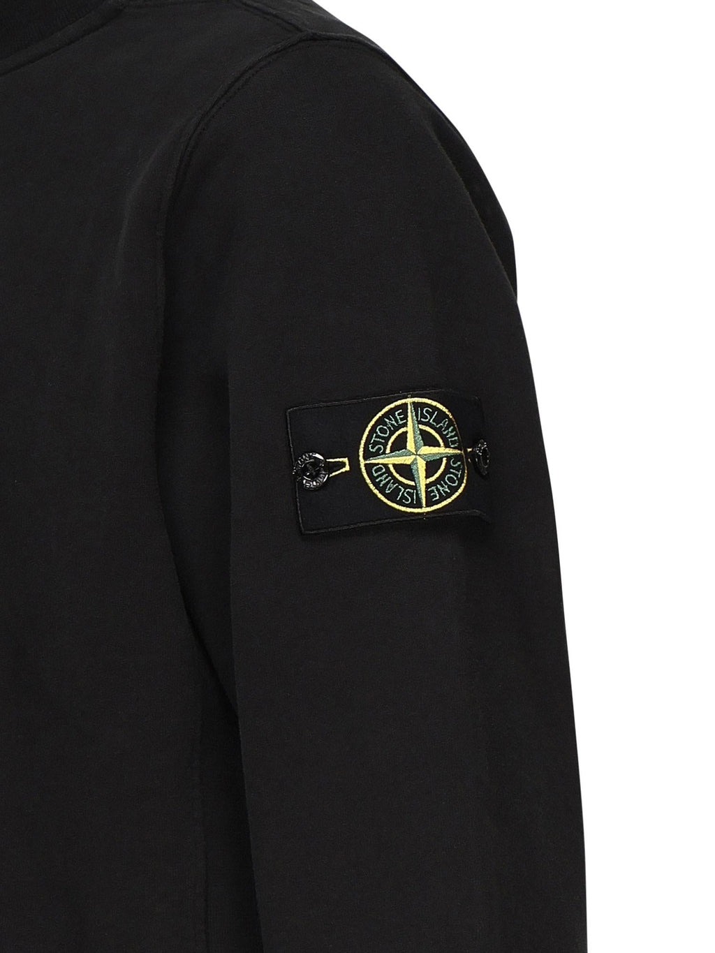 Felpa Con Zip E Logo Stone island оригінал – Купити в Україні – вид ззаду