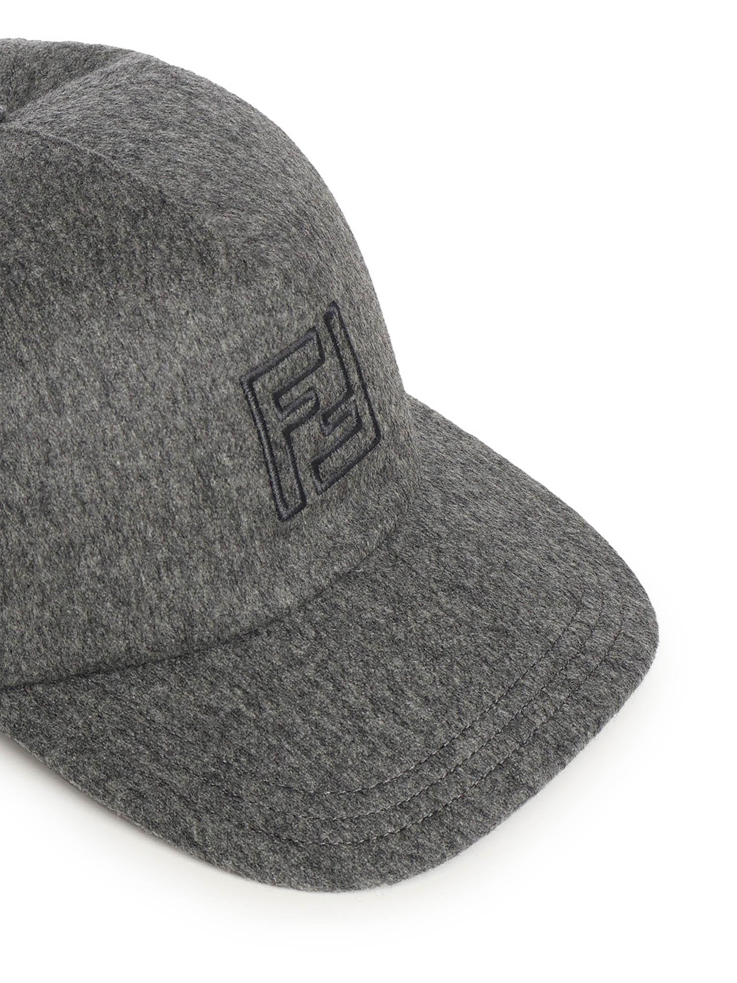 Baseball Cap In Lana E Cashmere Fendi – Гарантія оригінальності – збільшений вид