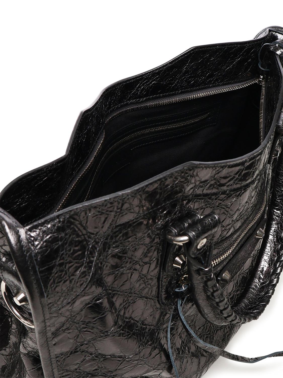 Оригінальна Borsa Le City Media In Pelle Metallizzata Balenciaga – збільшений вид