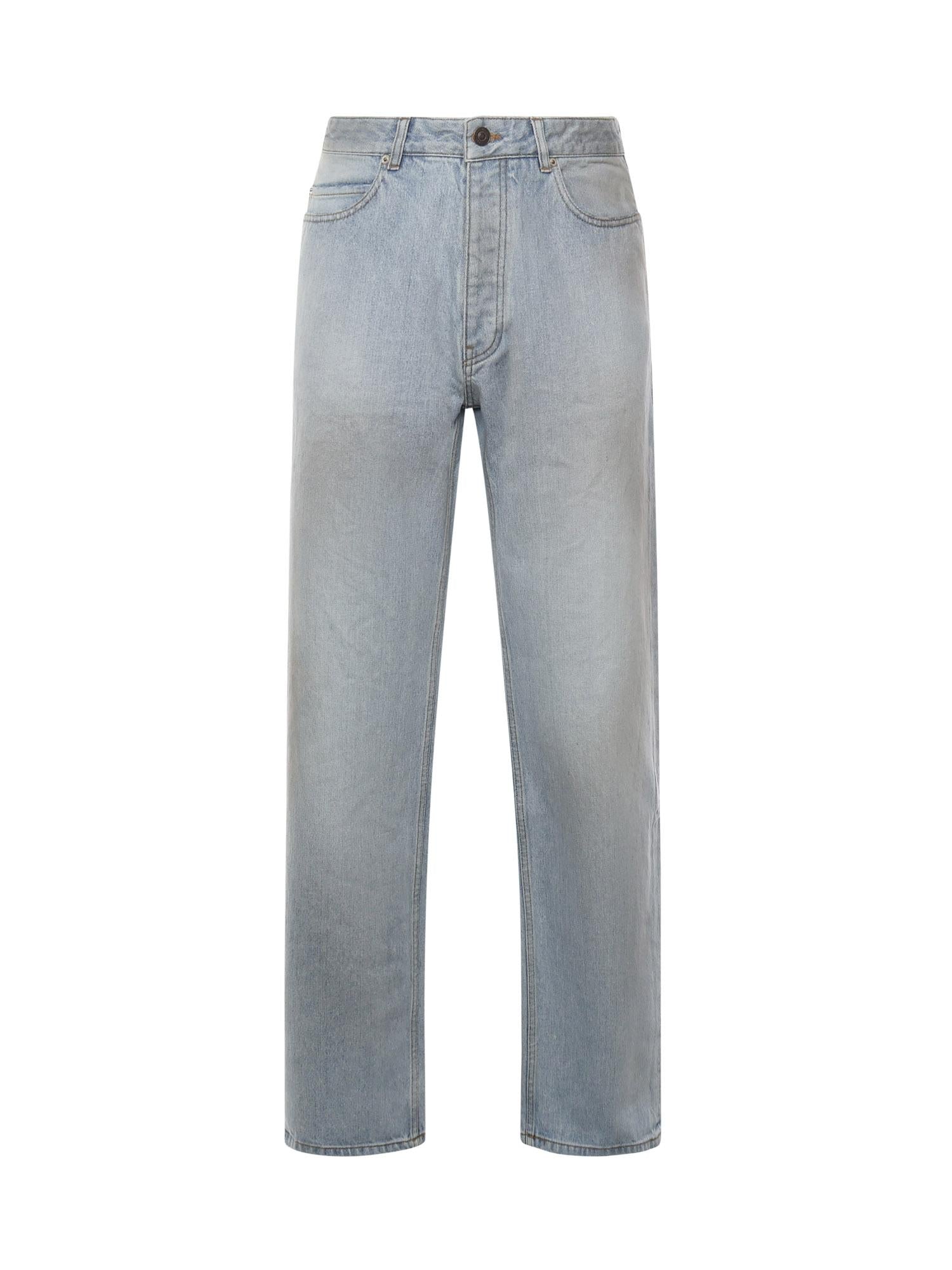 Jeans Destrutturati In Denim Balenciaga – Гарантія оригінальності – боковий вид