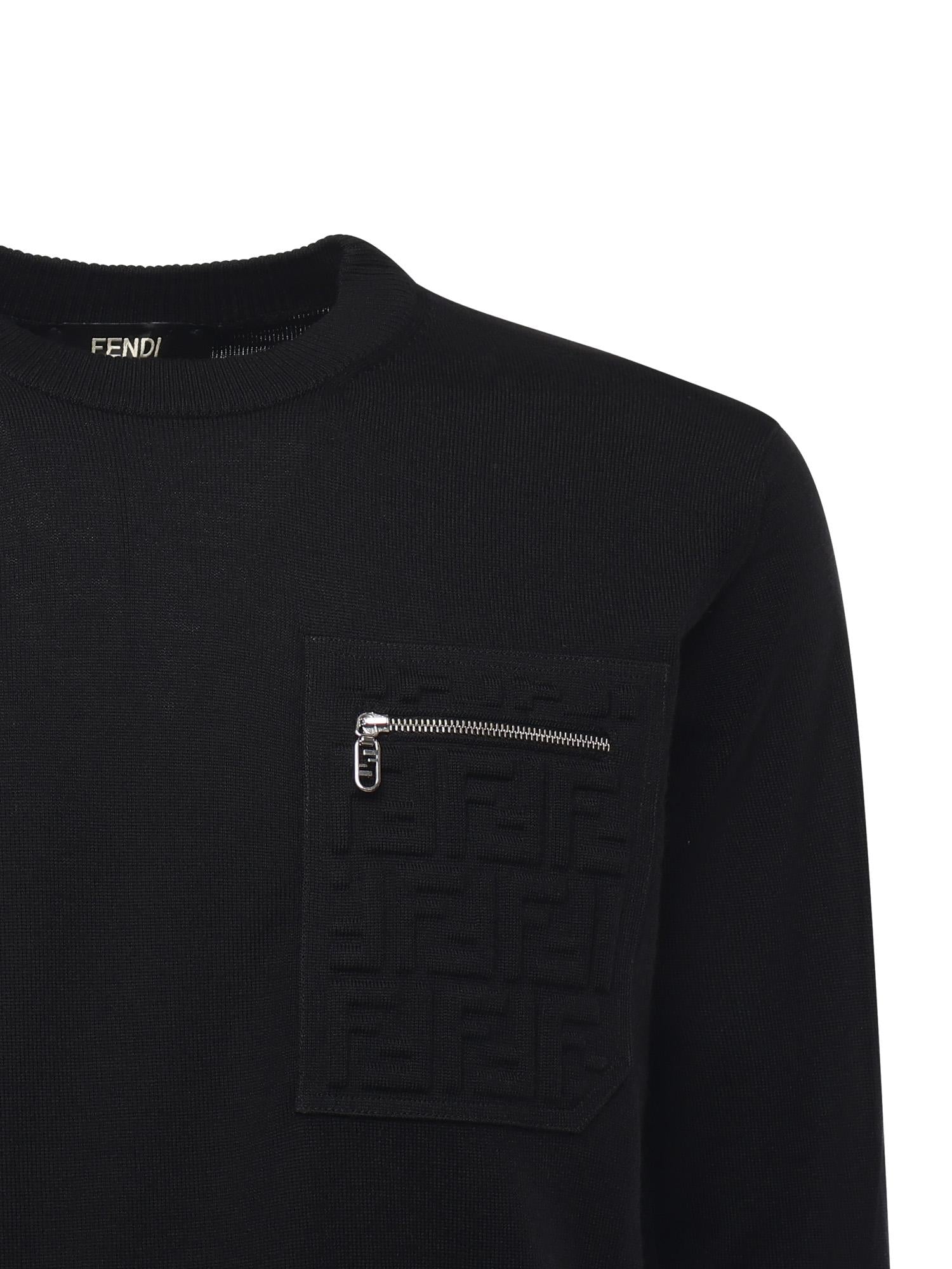 Maglia In Lana Fendi – Гарантія оригінальності – вид ззаду