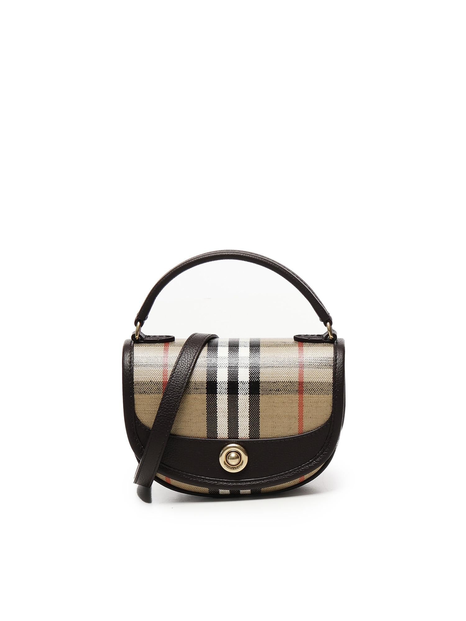 Borsa Highlands Mini Burberry – Гарантія оригінальності – боковий вид