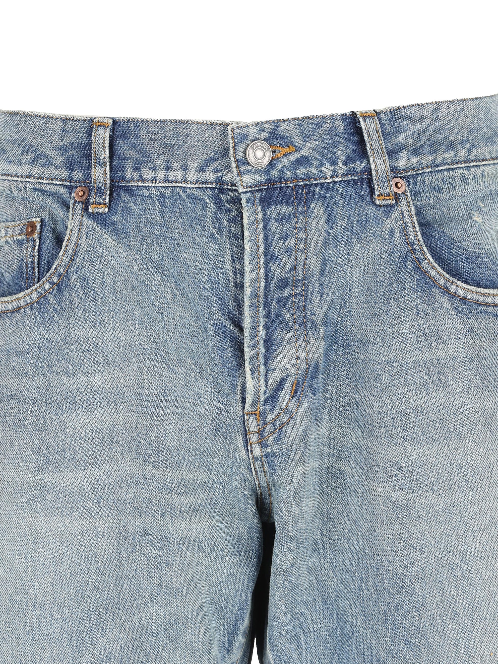 Low Rise Denim Pants Saint laurent – Гарантія оригінальності – детальний вид