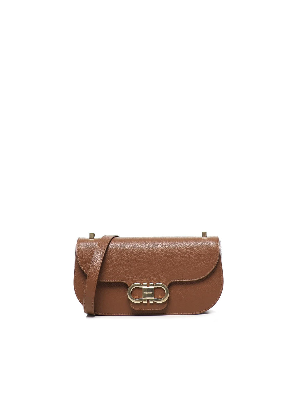 Mini Bag A Tracolla Double Gancini Salvatore ferragamo оригінал – Купити в Україні – боковий вид