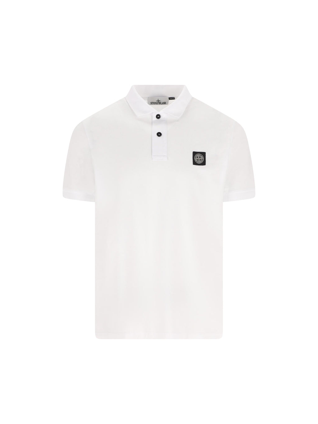 Cotton Polo Shirt Stone island – Гарантія оригінальності – боковий вид