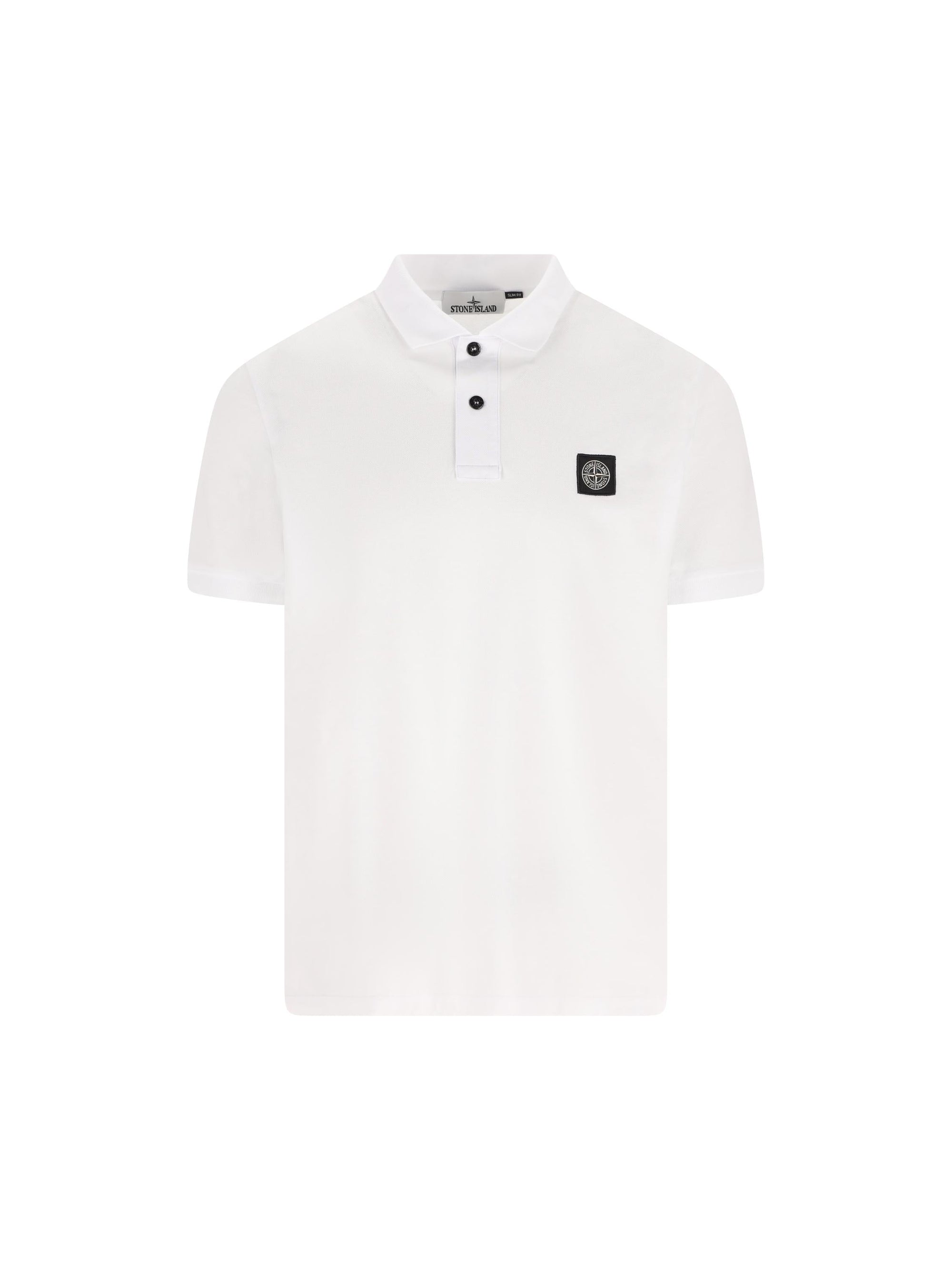Cotton Polo Shirt Stone island – Гарантія оригінальності – боковий вид