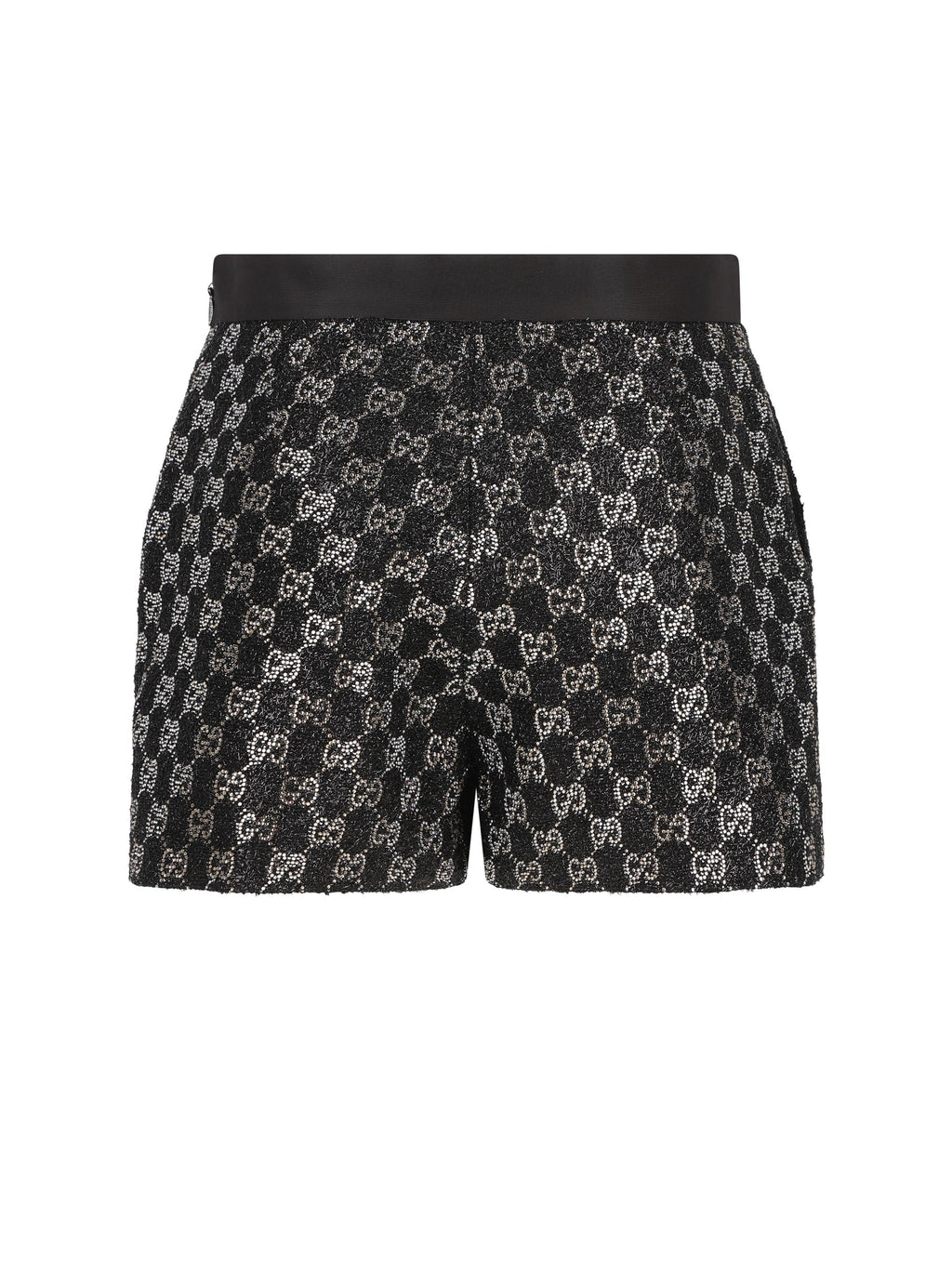 Wool Tweed Shorts With Lamé Finish Gucci оригінал – Купити в Україні – вид ззаду