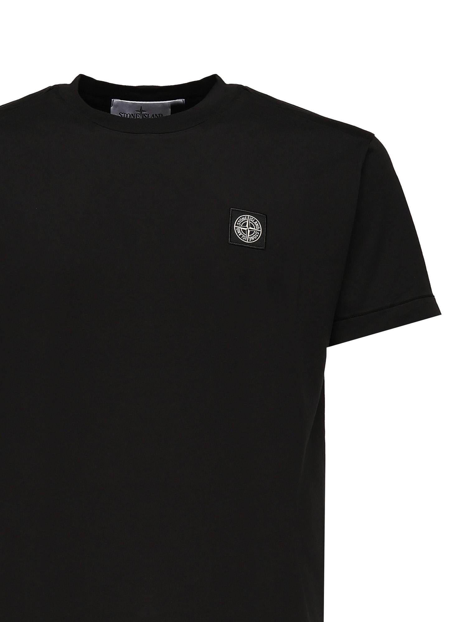 Оригінальна T-Shirt Con Logo Stone island – вид ззаду