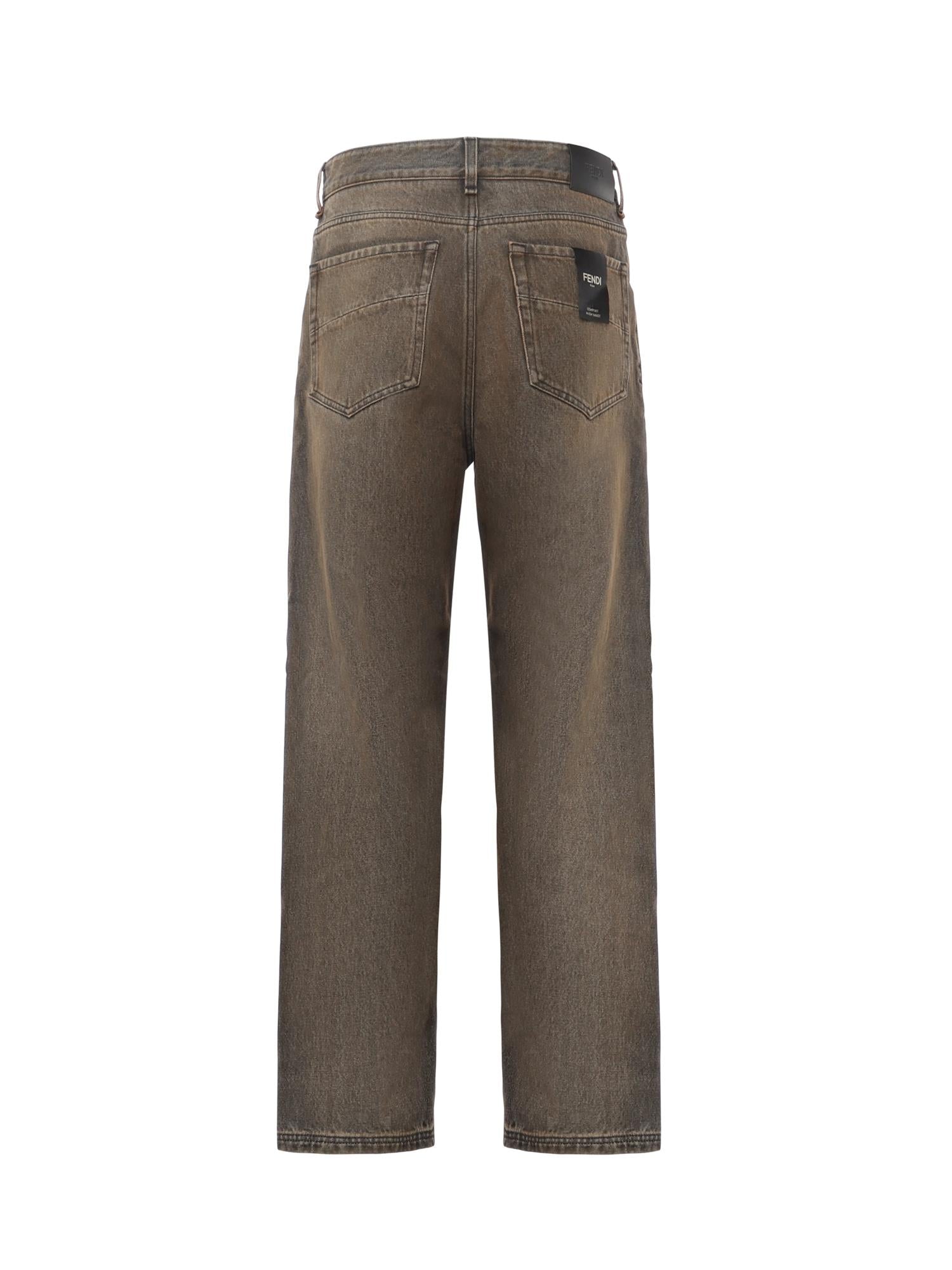 Jeans Lunghi In Denim DI Cotone Fendi оригінал – Купити в Україні – детальний вид