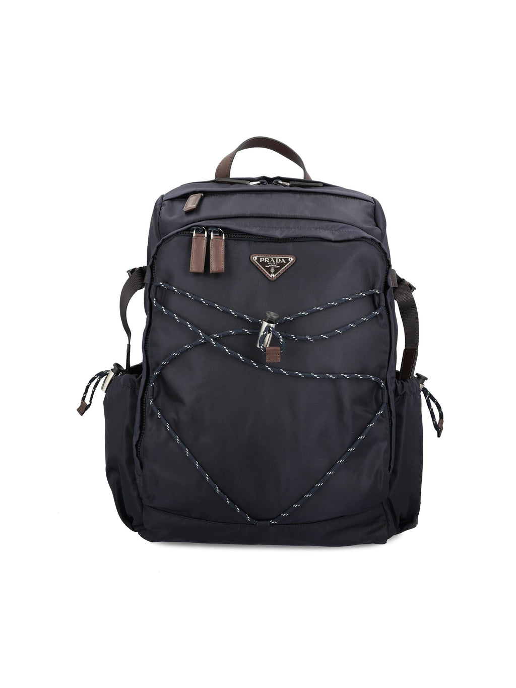 Оригінальна Zaino Prada Speedrock In Re Nylon E Pelle Prada – боковий вид