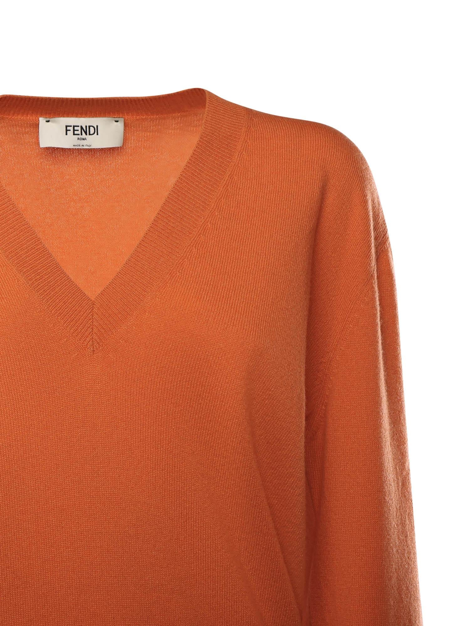 Pullover In Cashmere Fendi – Гарантія оригінальності – вид ззаду