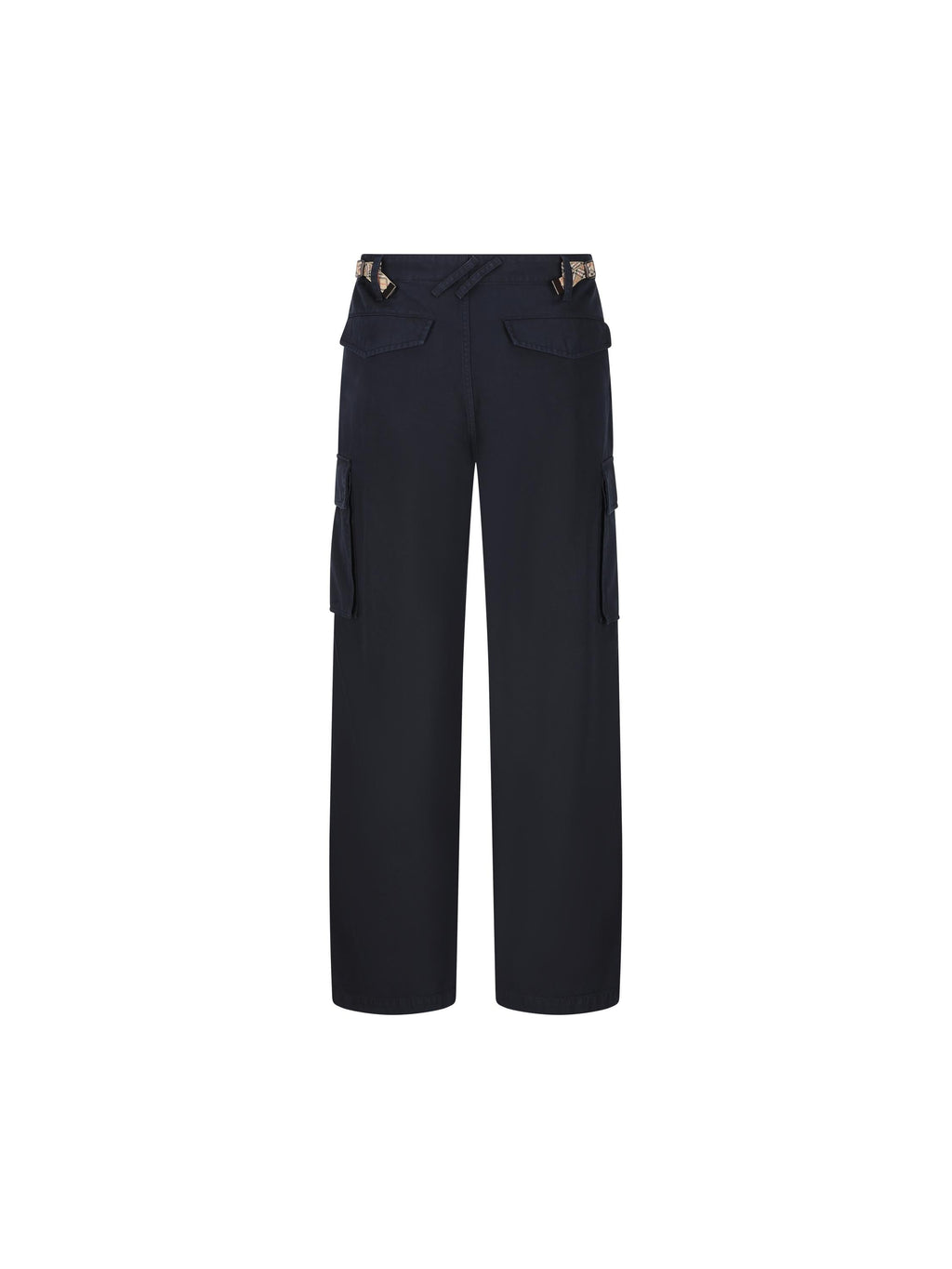 Pantaloni Cargo In Cotone Burberry оригінал – Купити в Україні – вид ззаду