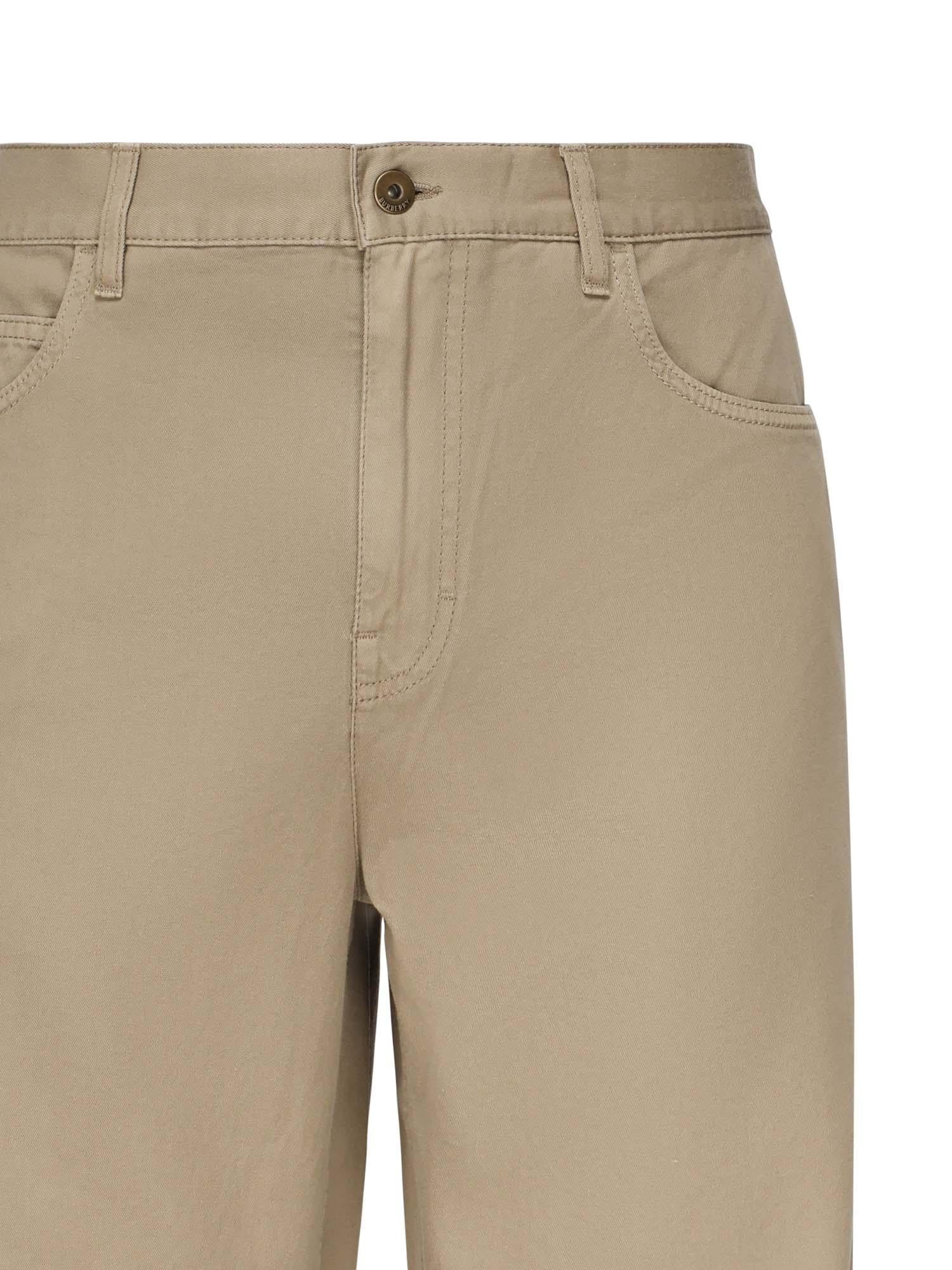 Jeans Baggy In Cotone Burberry оригінал – Купити в Україні – вид ззаду